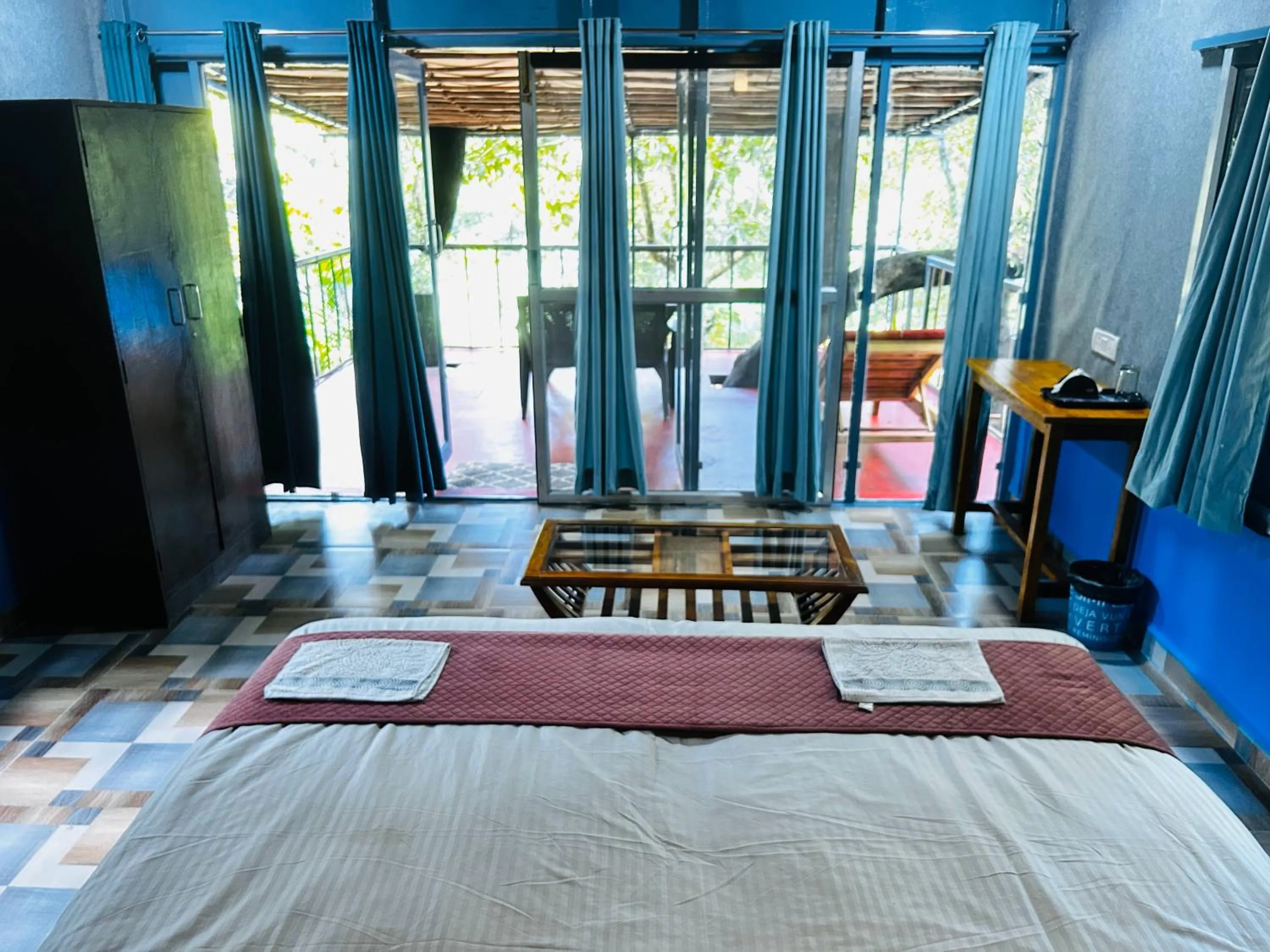 View (from property/room), Bed in Samyama Retreat