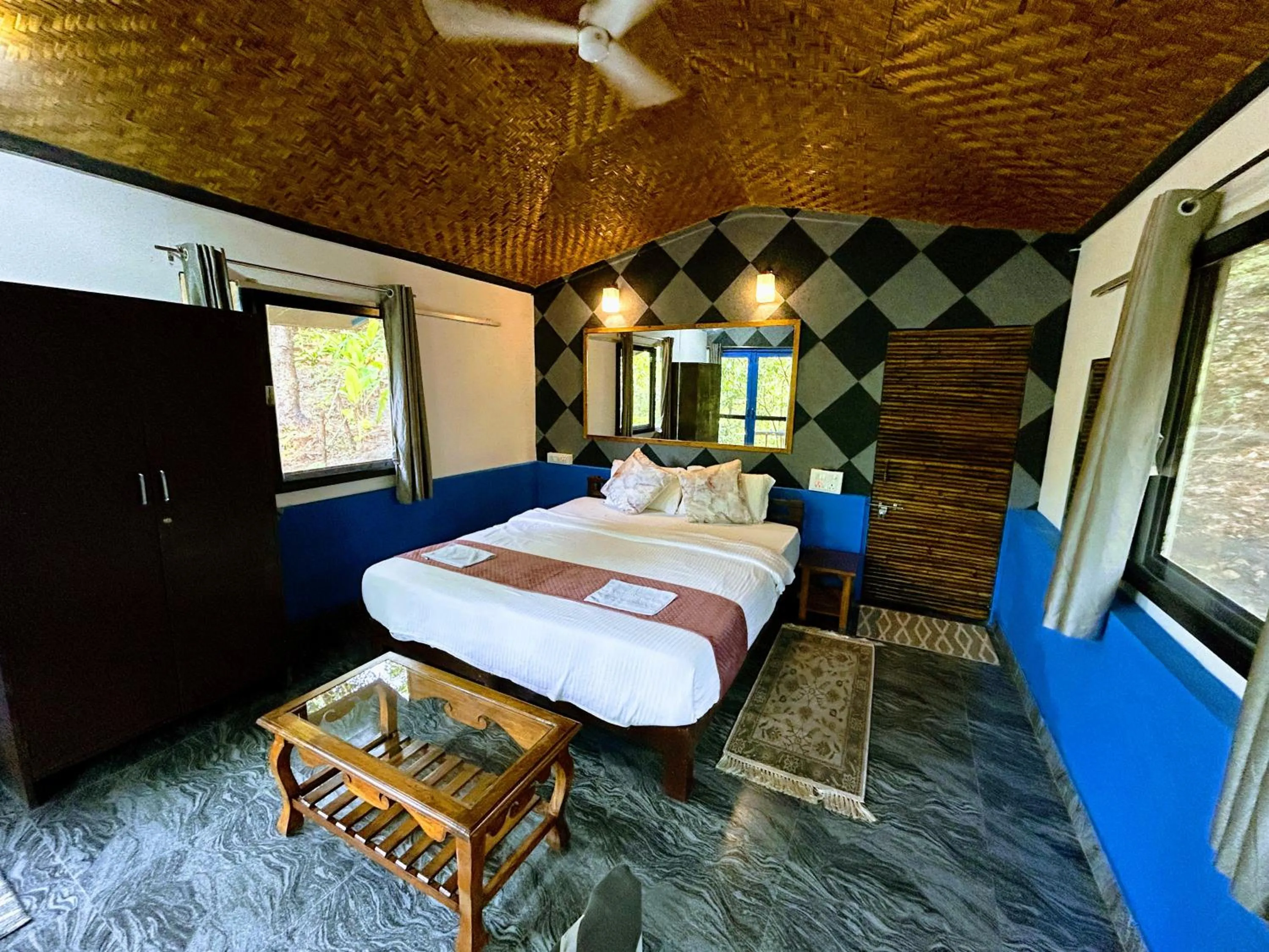 View (from property/room), Bed in Samyama Retreat