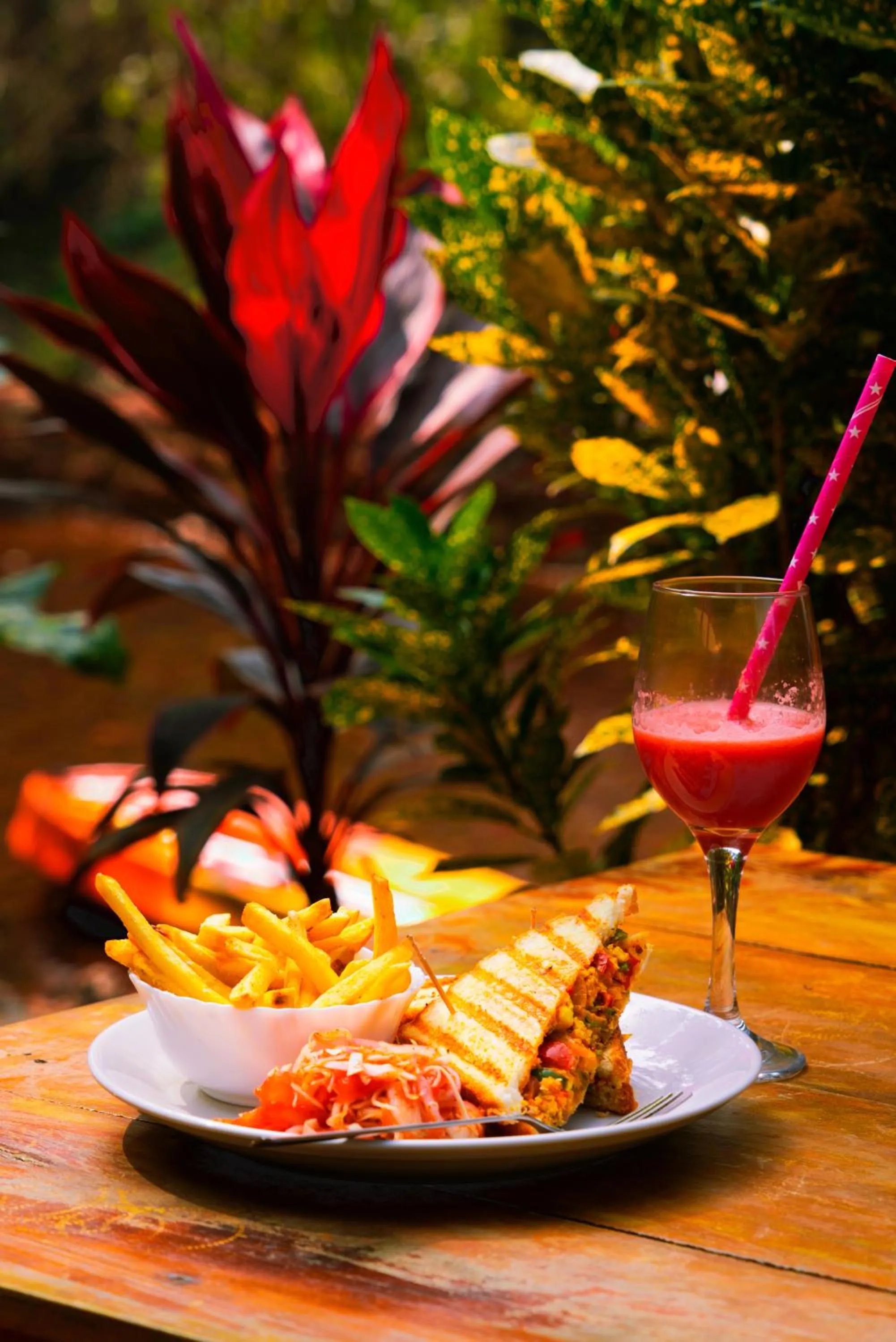 Food and drinks in Samyama Retreat