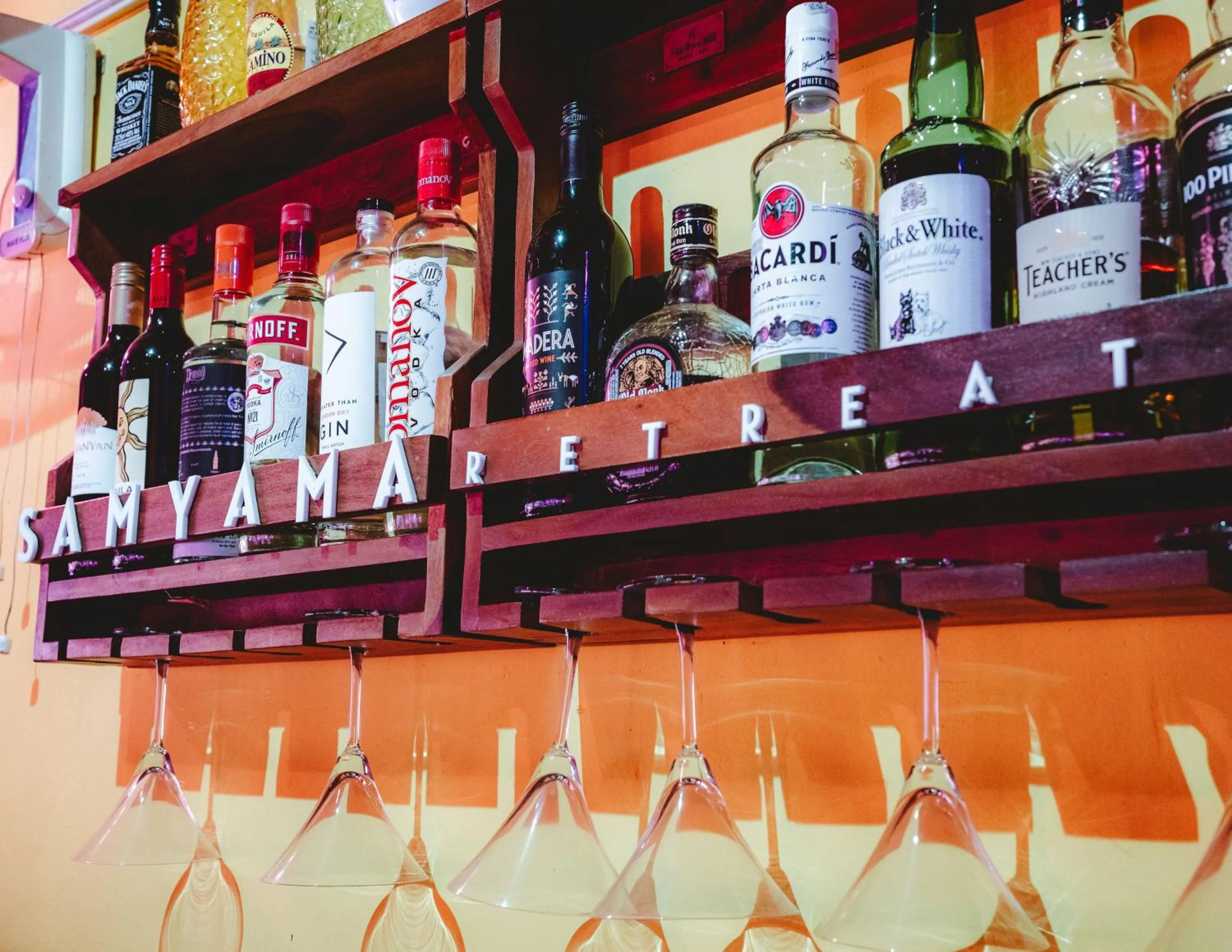 minibar in Samyama Retreat