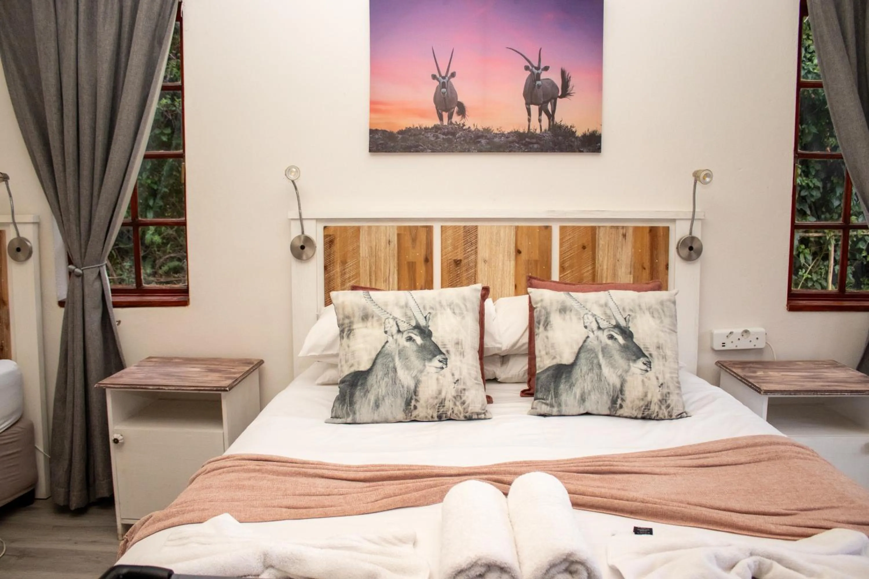 Bed in Storms River Guest Lodge