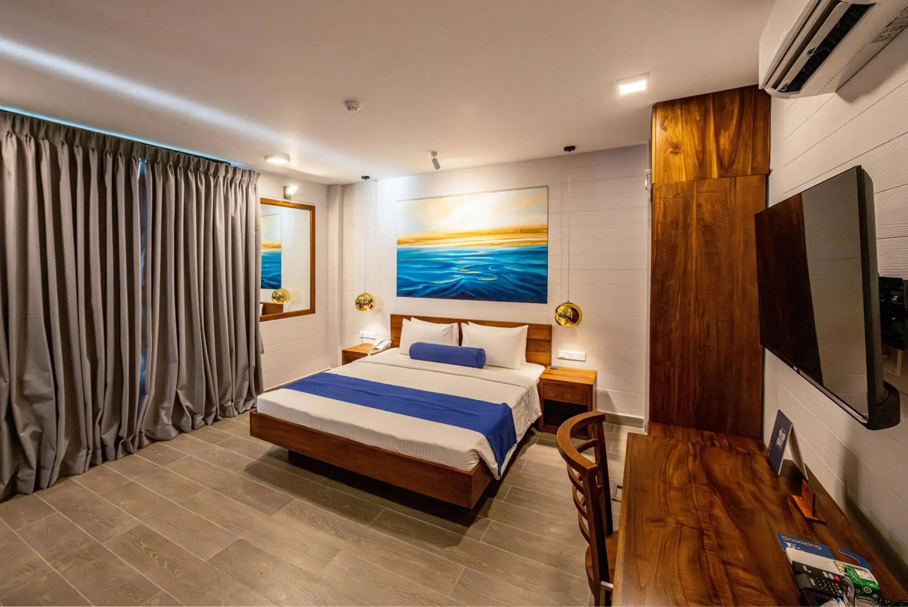 View (from property/room), Bed in Agnus Unawatuna View (from property/room), Bed in Agnus Unawatuna