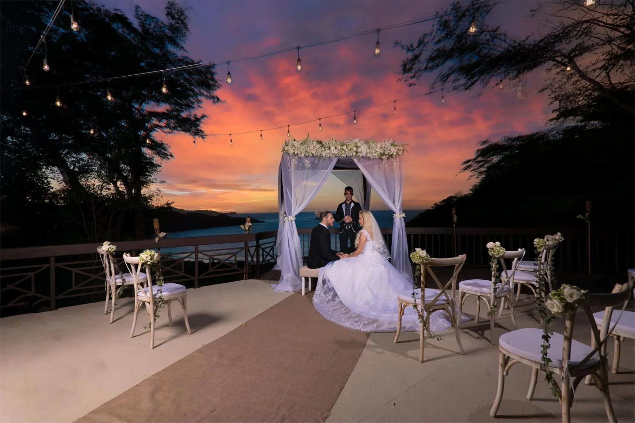 wedding in Villas Sol Beach Resort