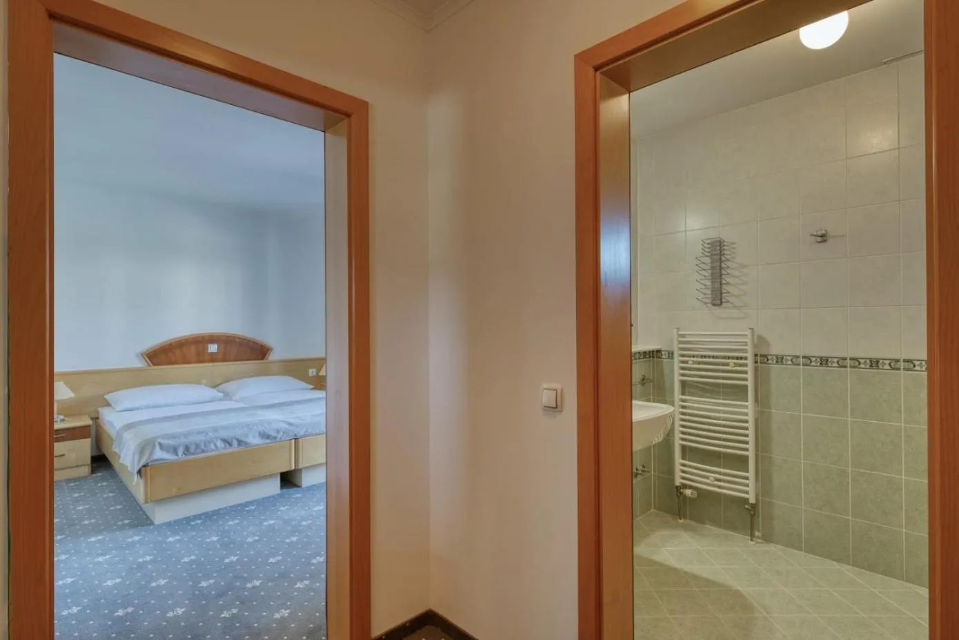 View (from property/room), Bed in Garni Hotel Zvon