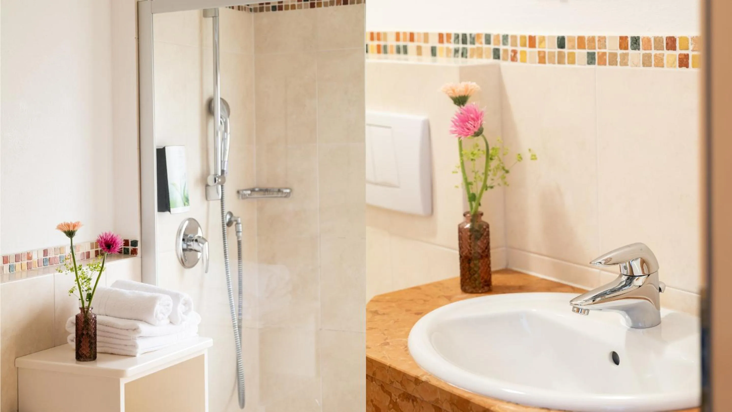 Shower in Hotel Villa Laurus