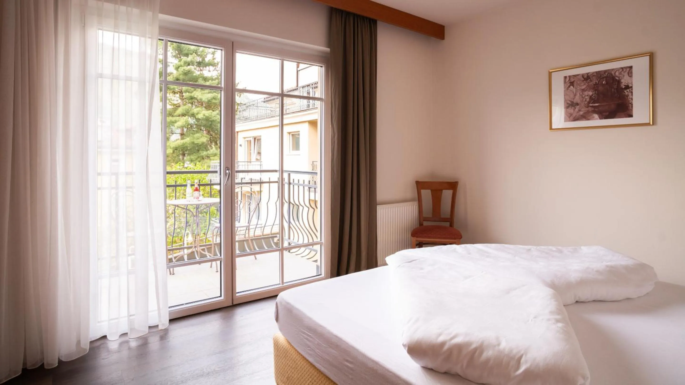 Bed in Hotel Villa Laurus