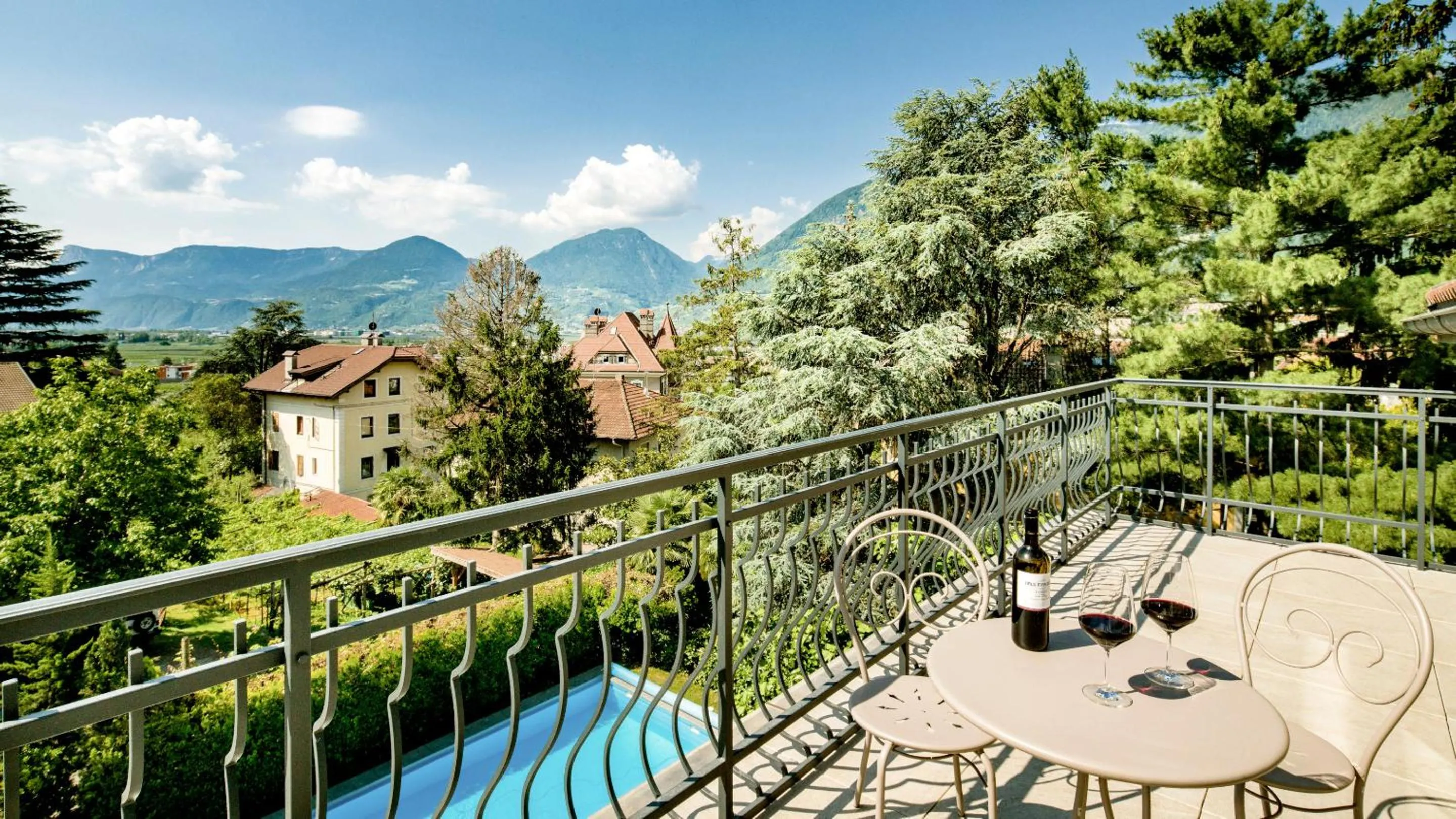 Natural landscape in Hotel Villa Laurus