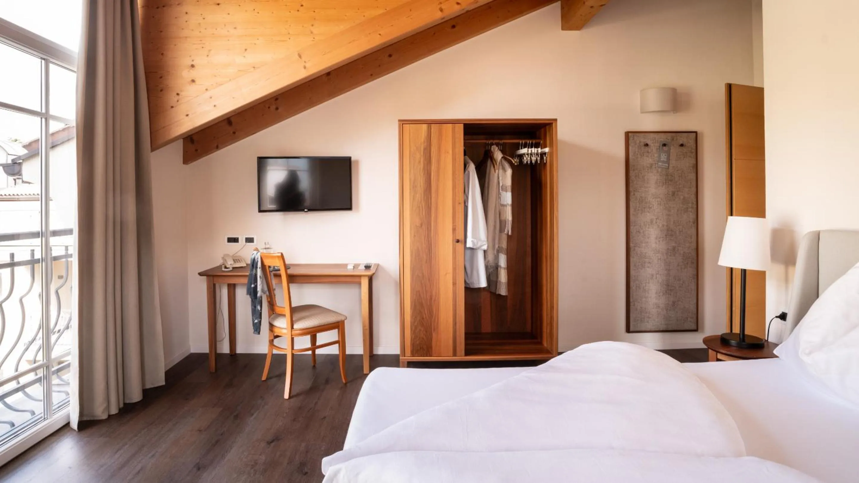 Bed in Hotel Villa Laurus