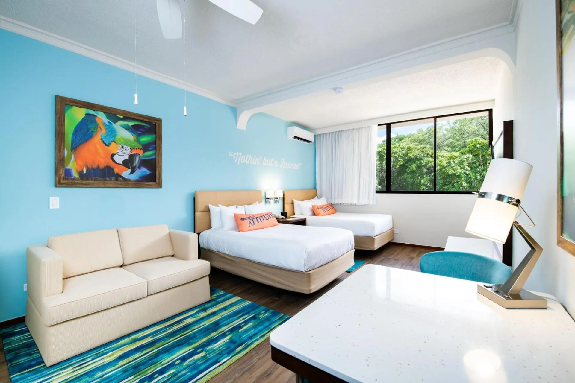 Bedroom, Bed in Margaritaville Beach Resort Playa Flamingo
