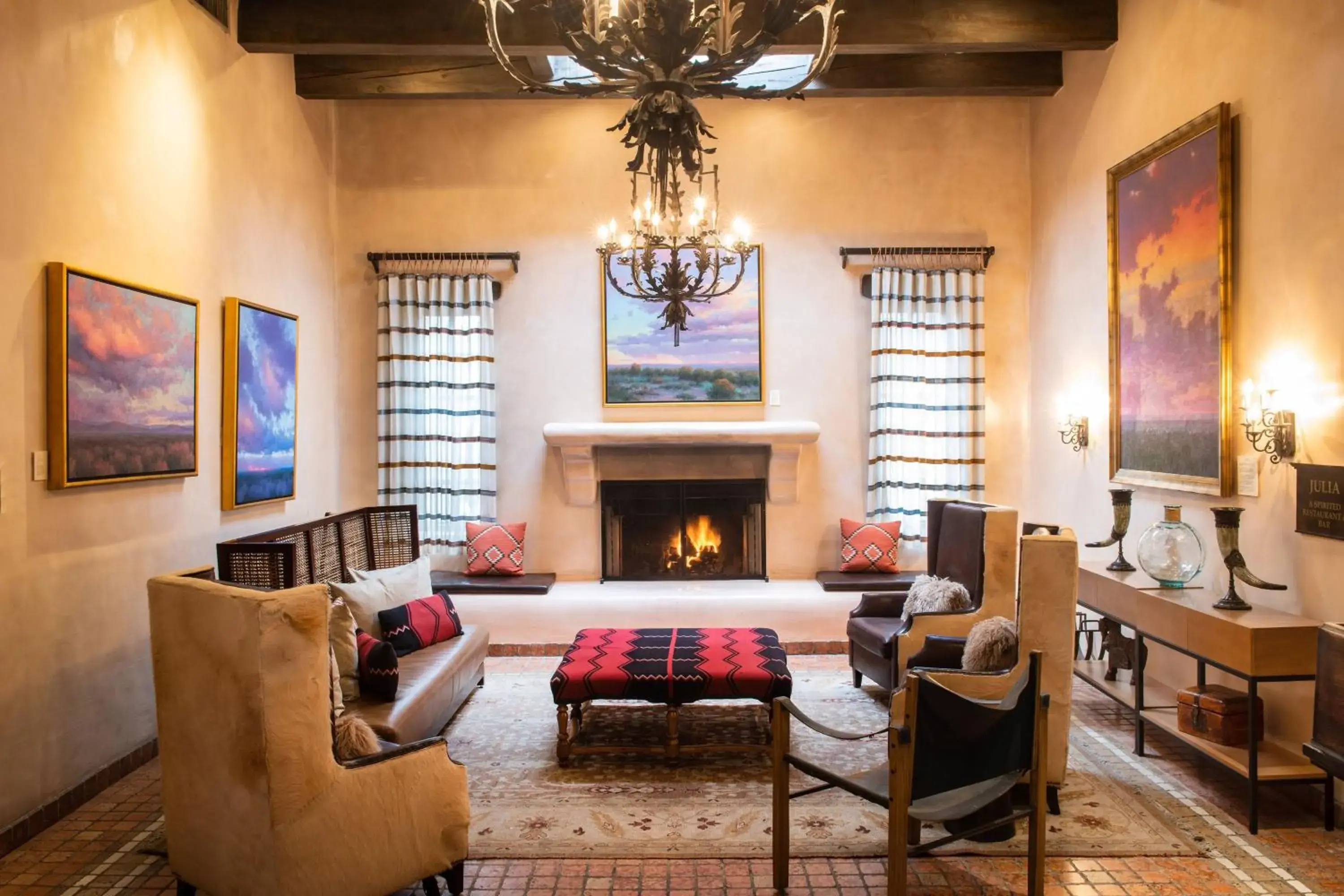 Lobby or reception in La Posada De Santa Fe, a Tribute Portfolio Resort & Spa Lobby or reception in La Posada De Santa Fe, a Tribute Portfolio Resort & Spa