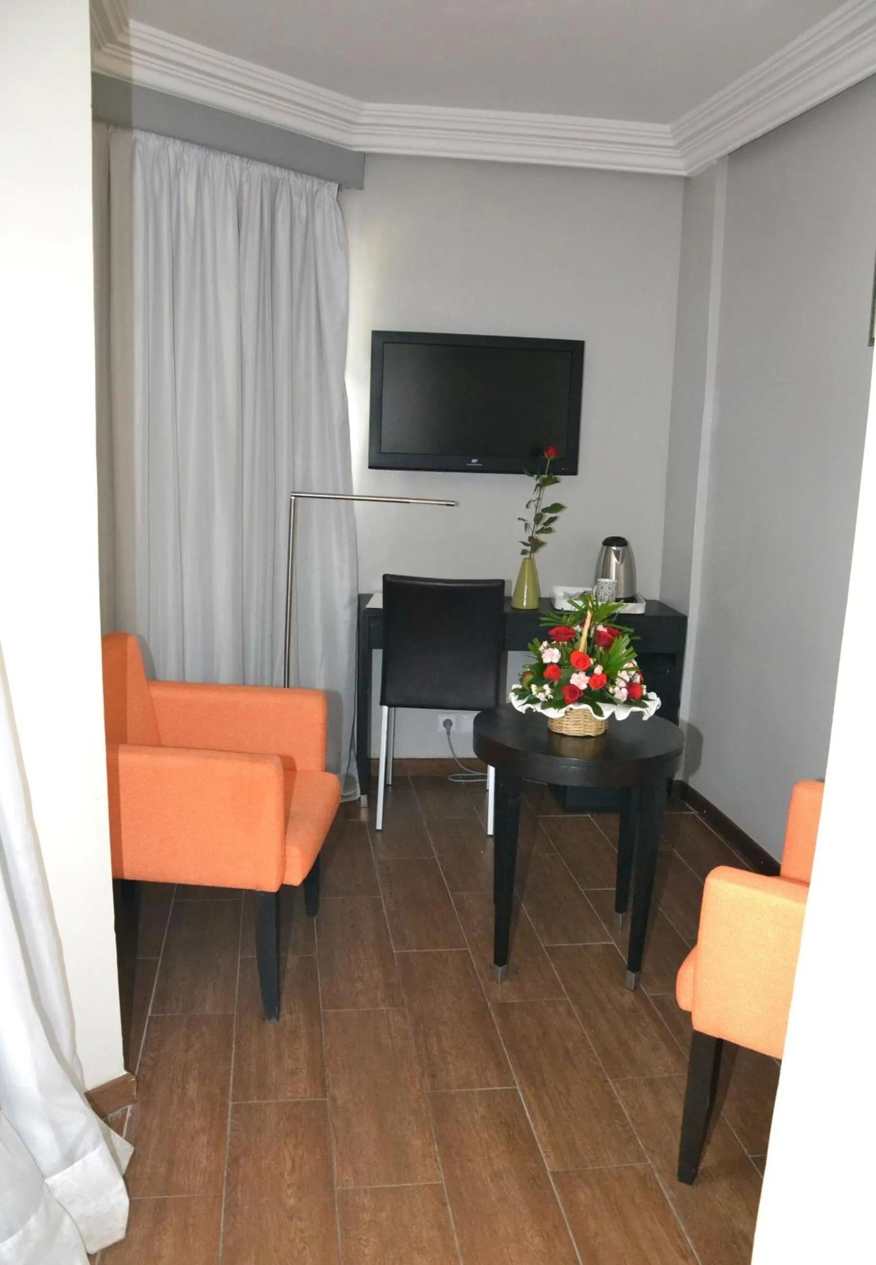 Seating area in Ubay Hotel