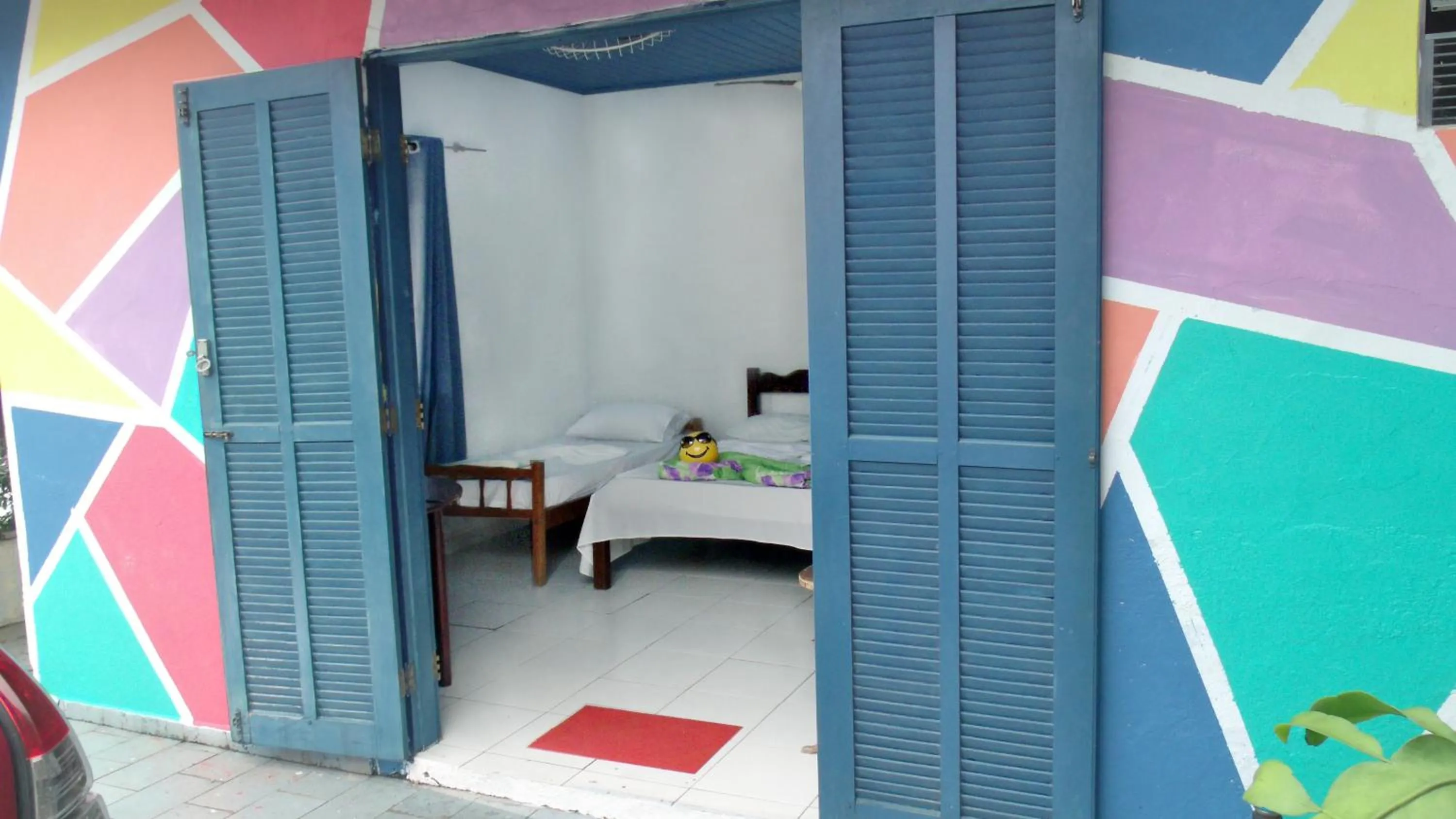 Bed in Pousada Edson