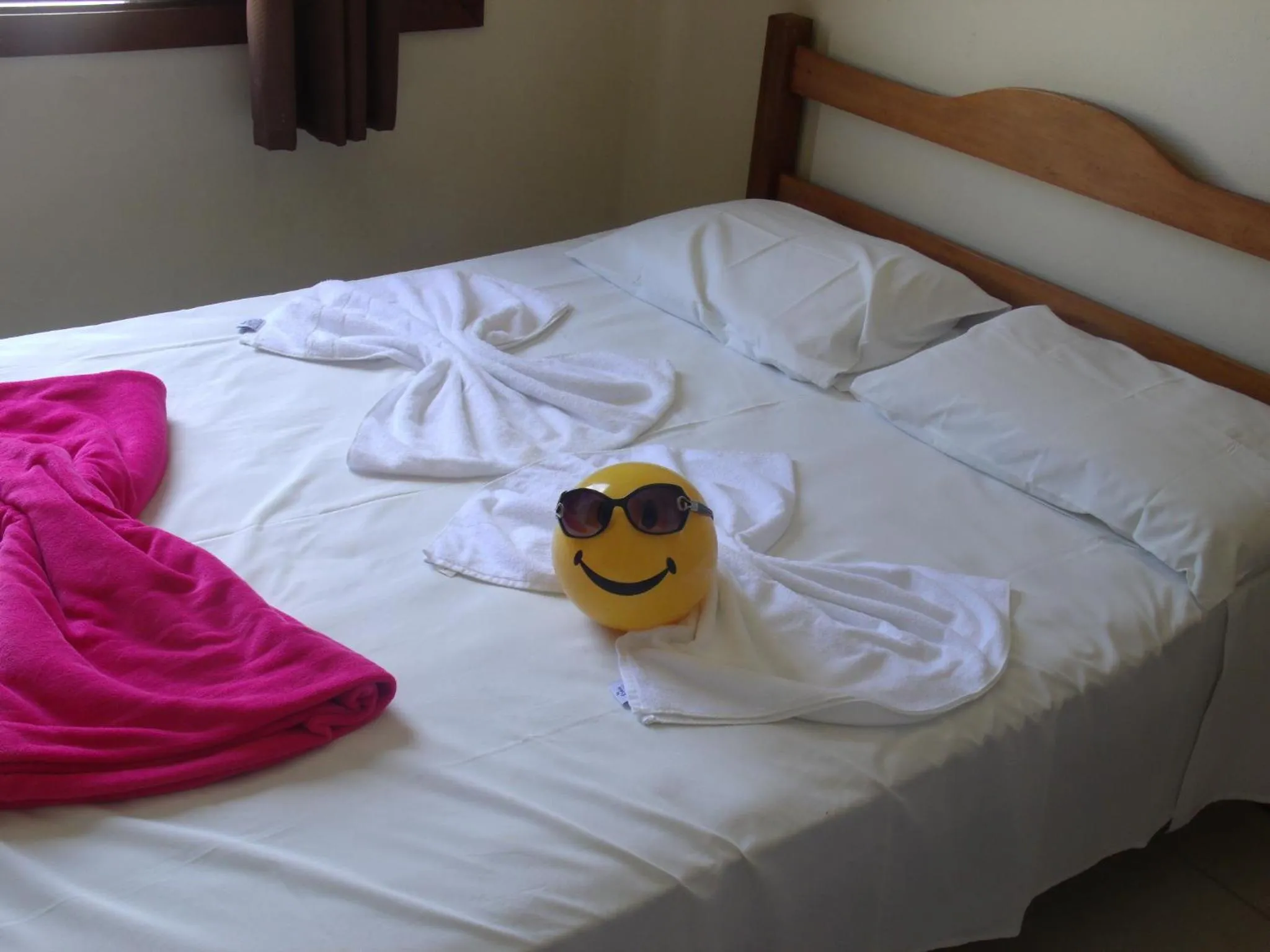 Bed in Pousada Edson