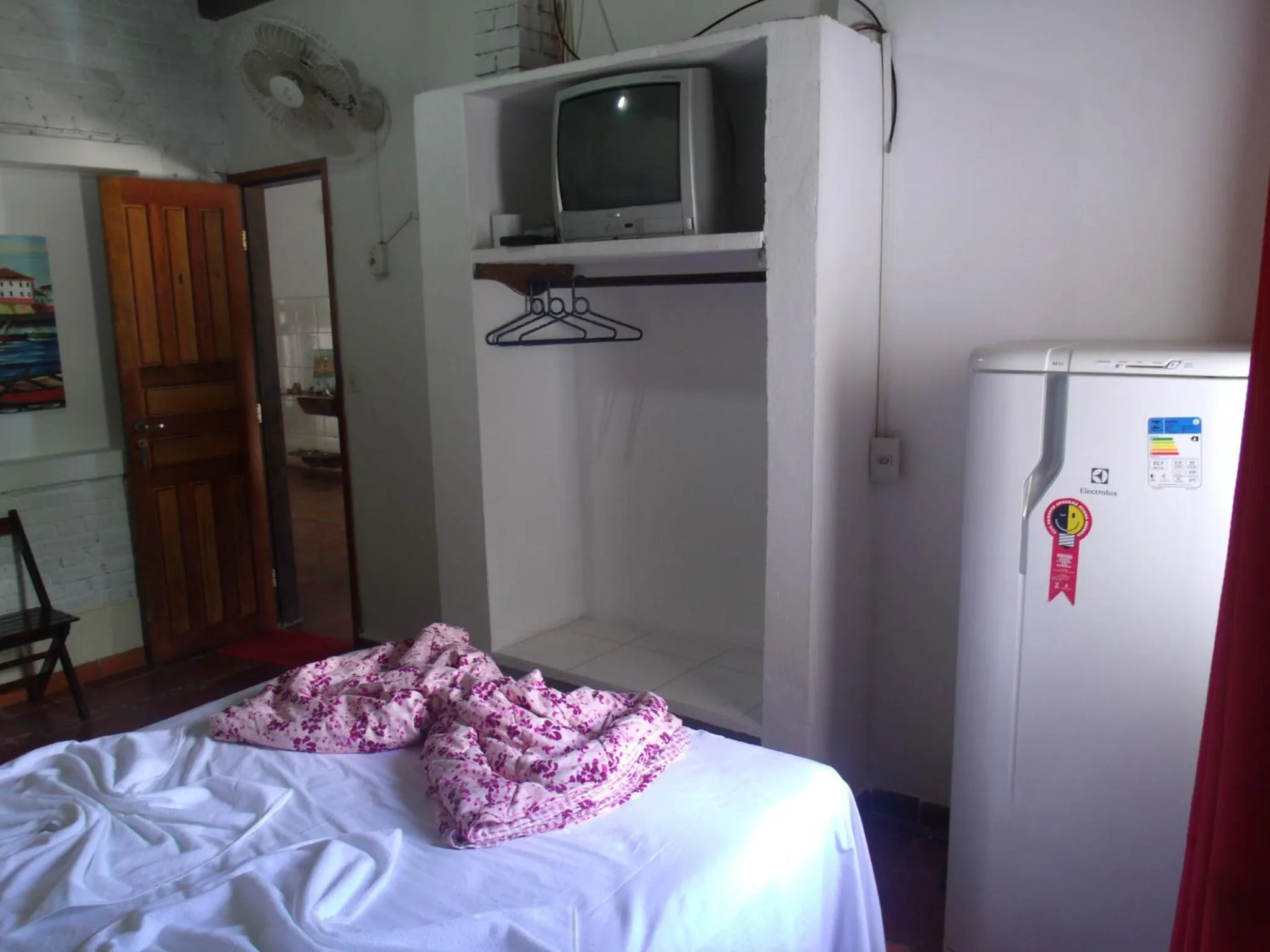 Bed in Pousada Edson