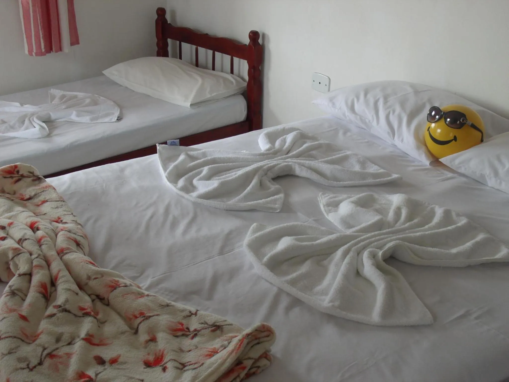 Bed in Pousada Edson