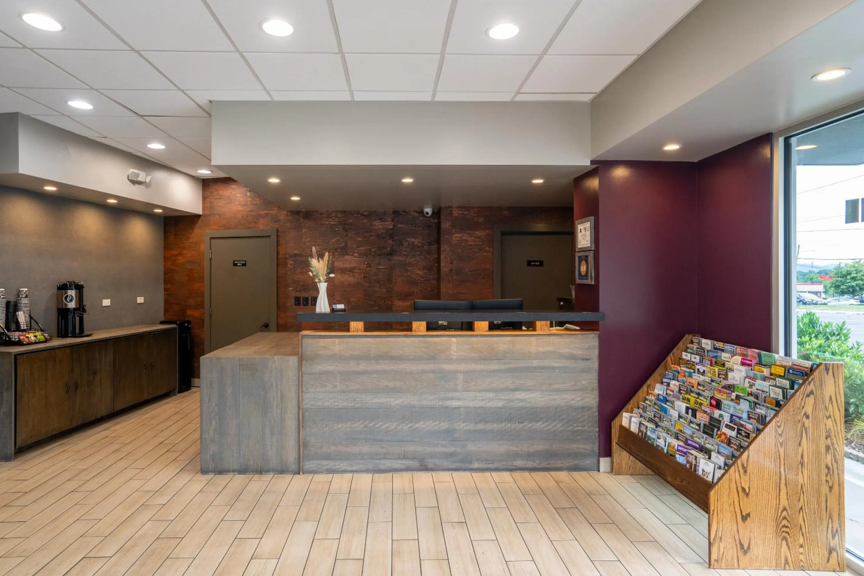 Lobby or reception in The Beaucatcher, a Boutique Motel