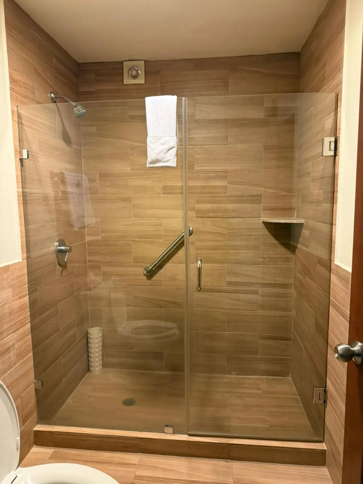 Shower in Hotel San Carlos Tequisquiapan