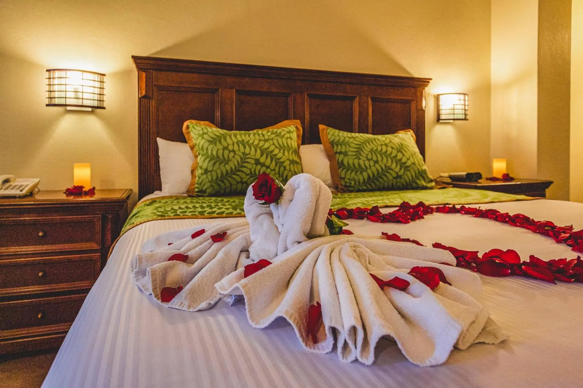 Bed in Hotel San Carlos Tequisquiapan