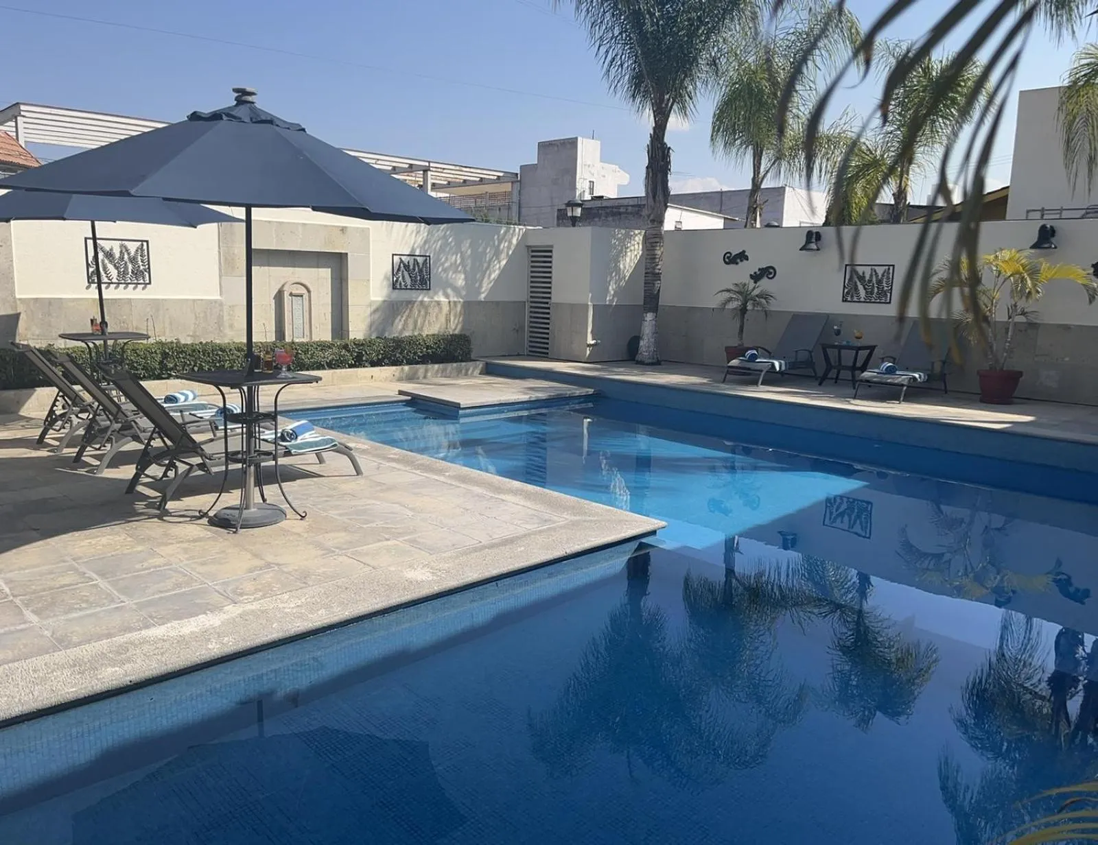 Swimming pool in Hotel San Carlos Tequisquiapan