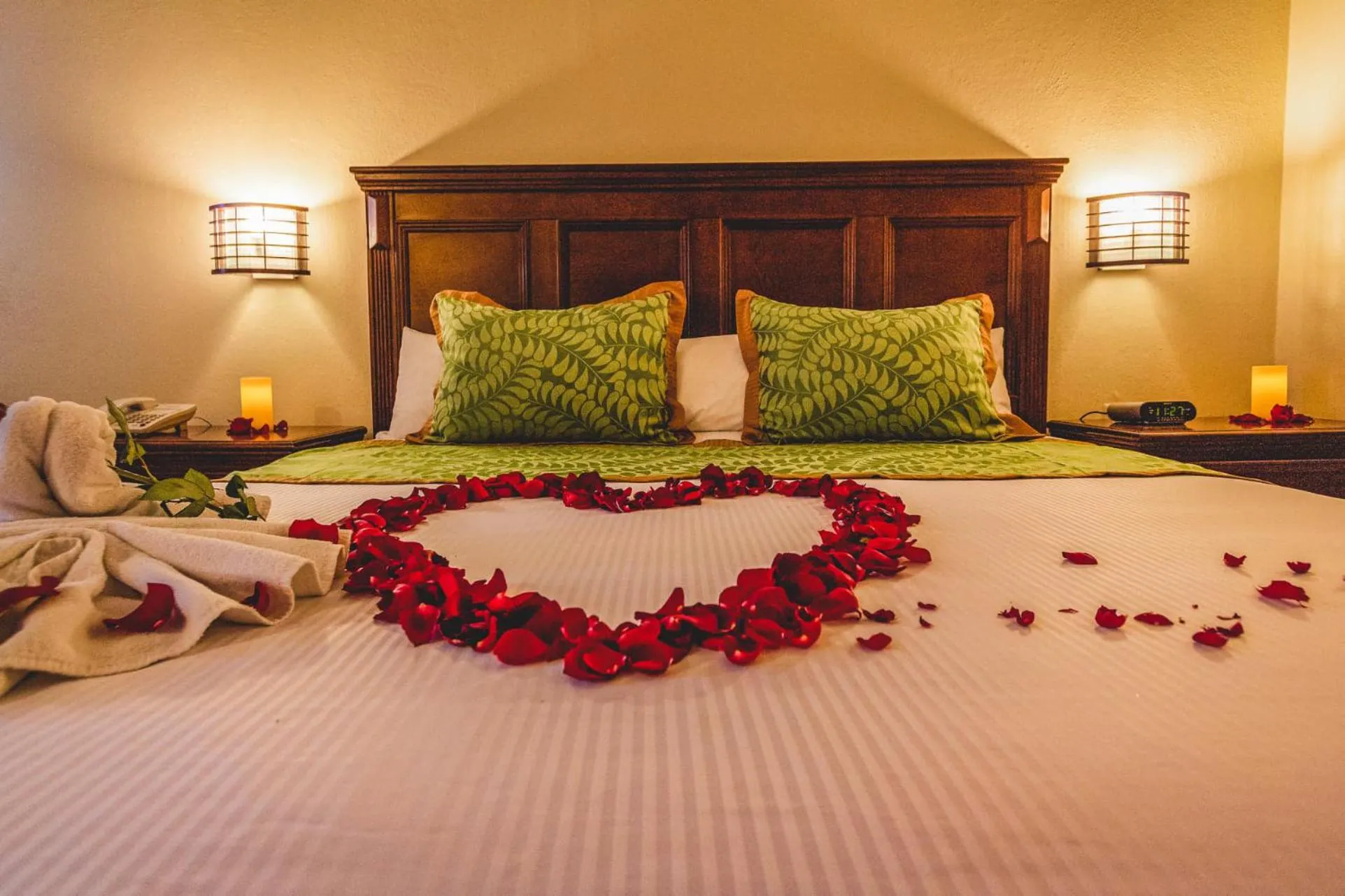 Bed in Hotel San Carlos Tequisquiapan