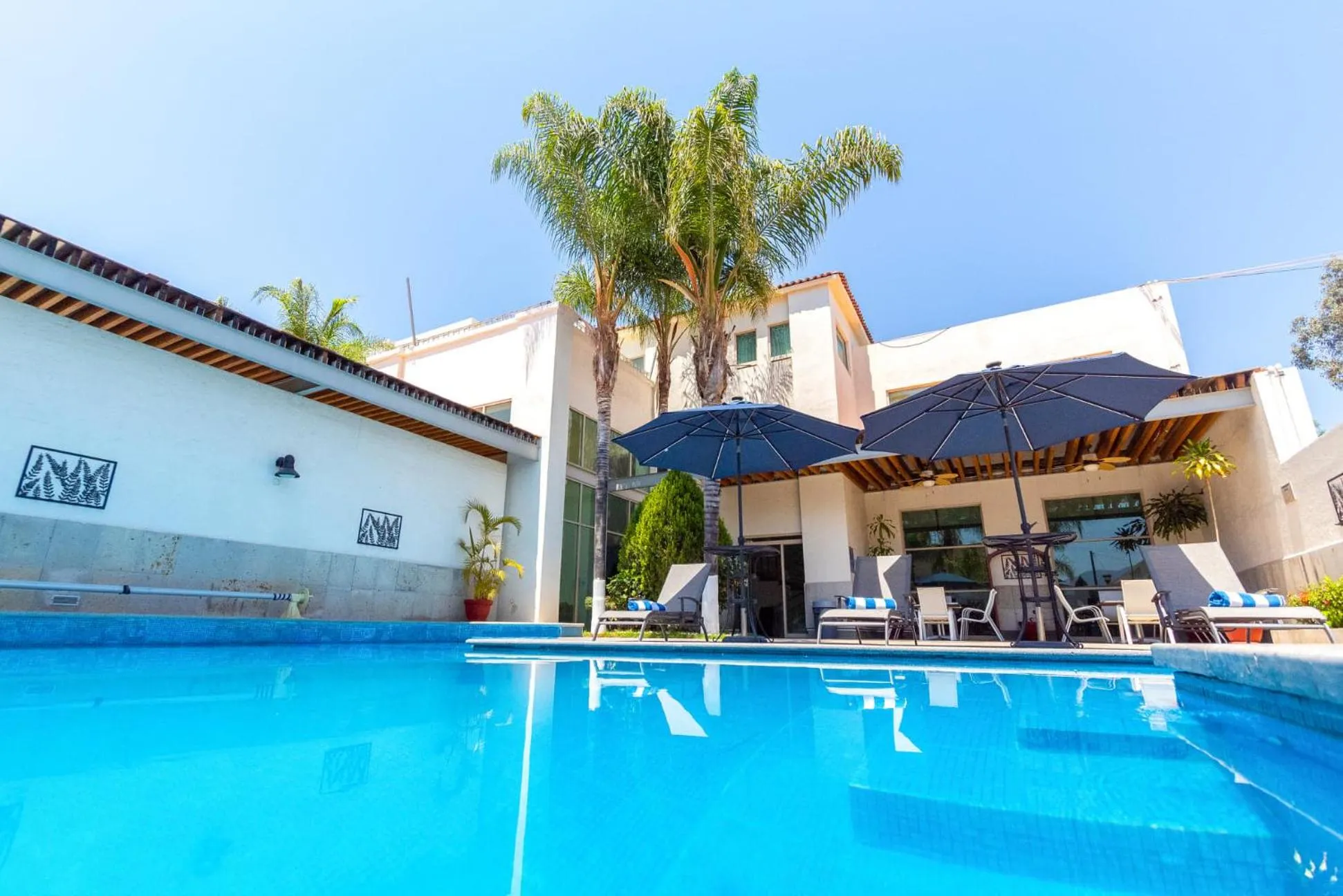 Swimming pool in Hotel San Carlos Tequisquiapan