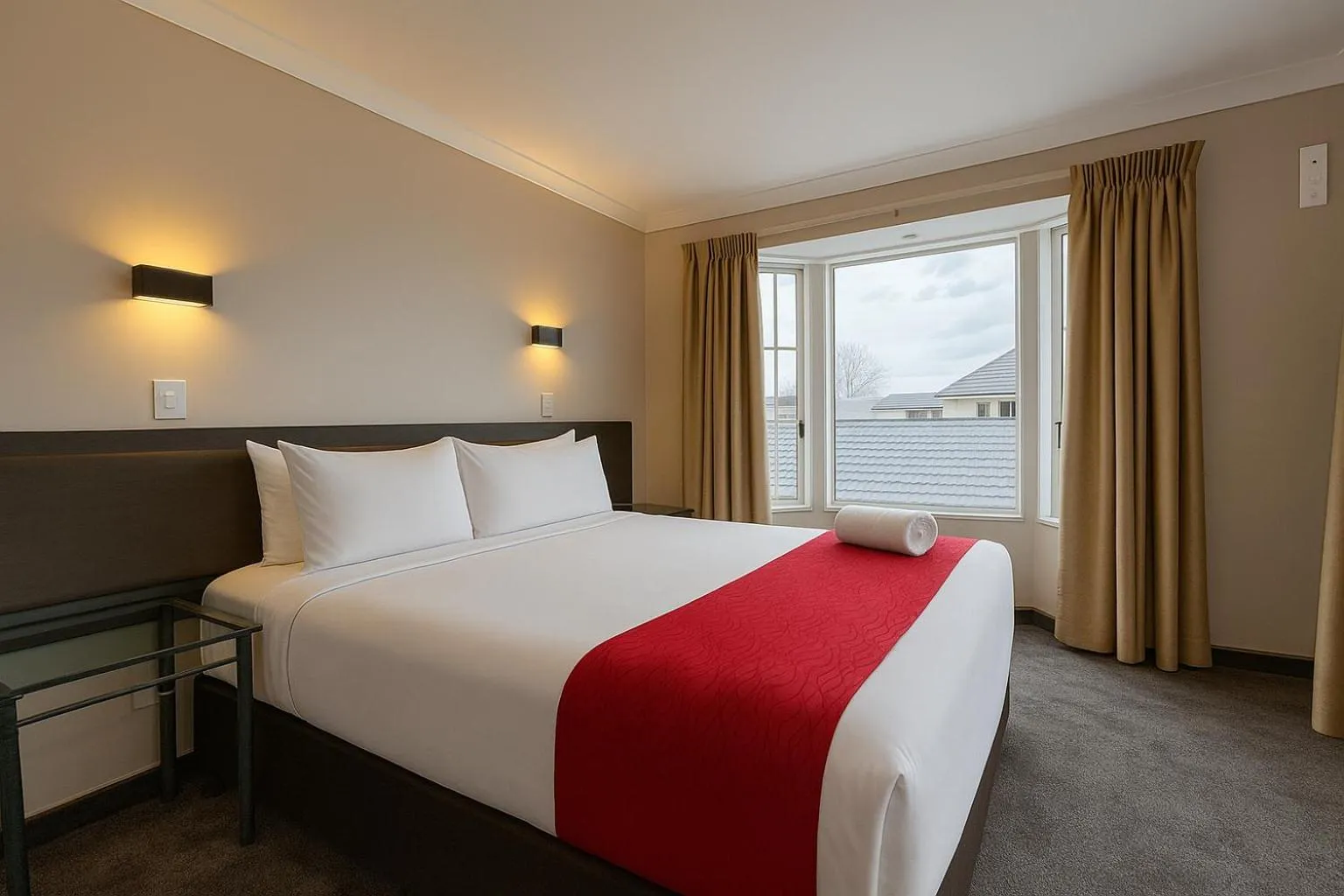 Bed in Barclay Motel