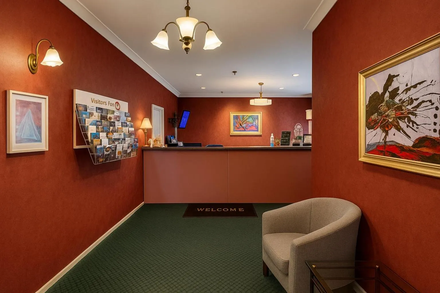 Lobby or reception in Barclay Motel