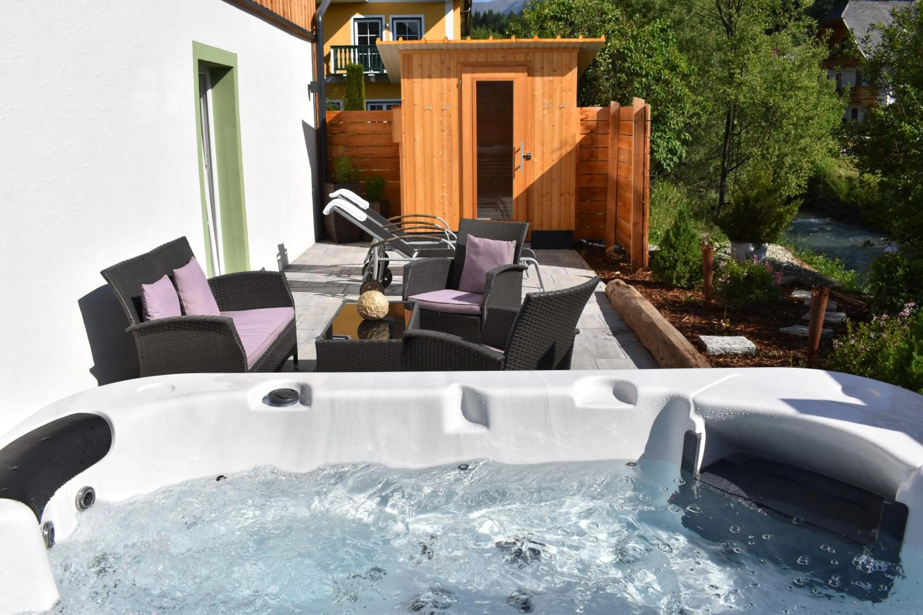 Sauna in Landschützer's Country Suites