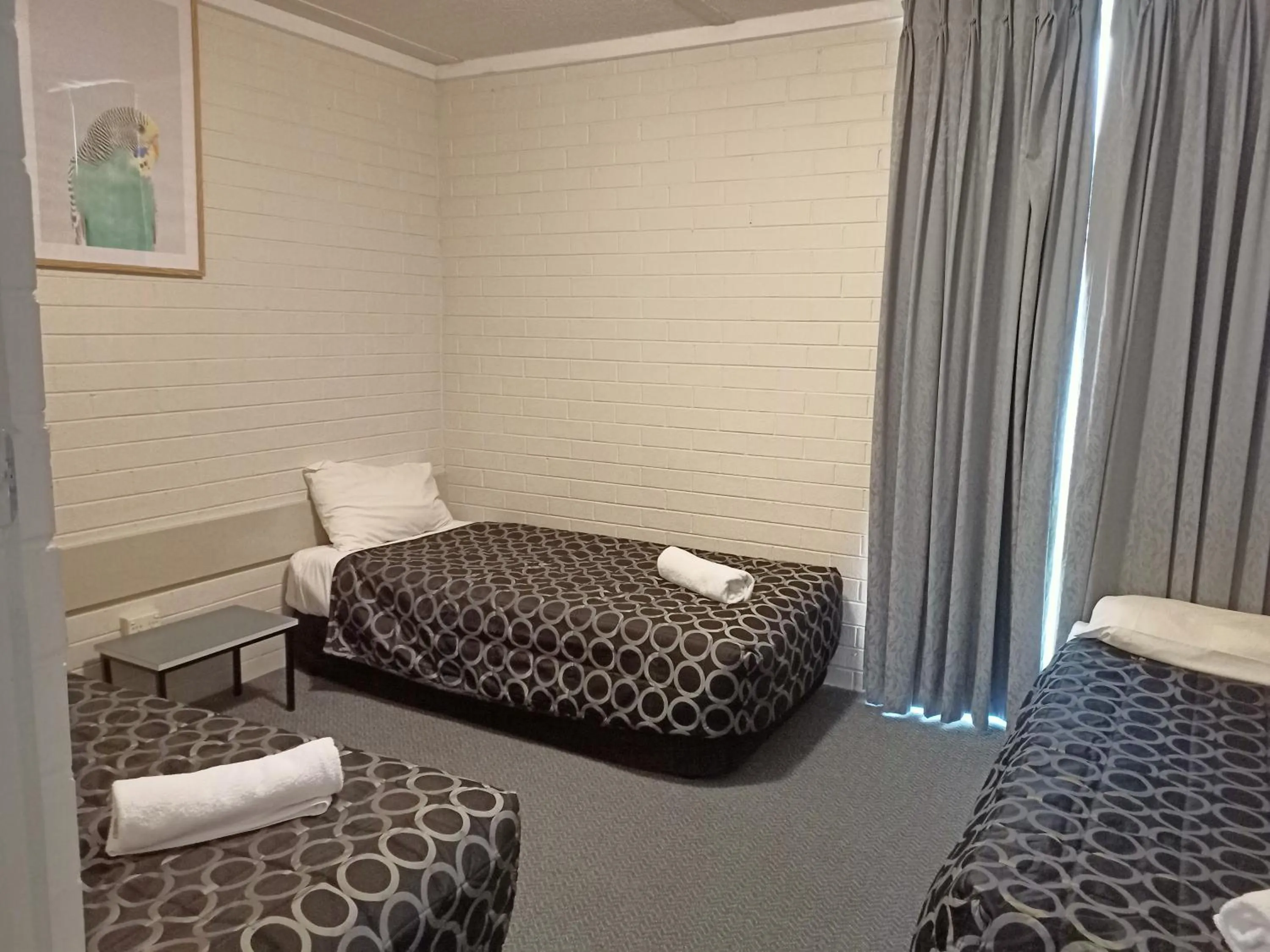 Bed in Wangaratta Motor Inn