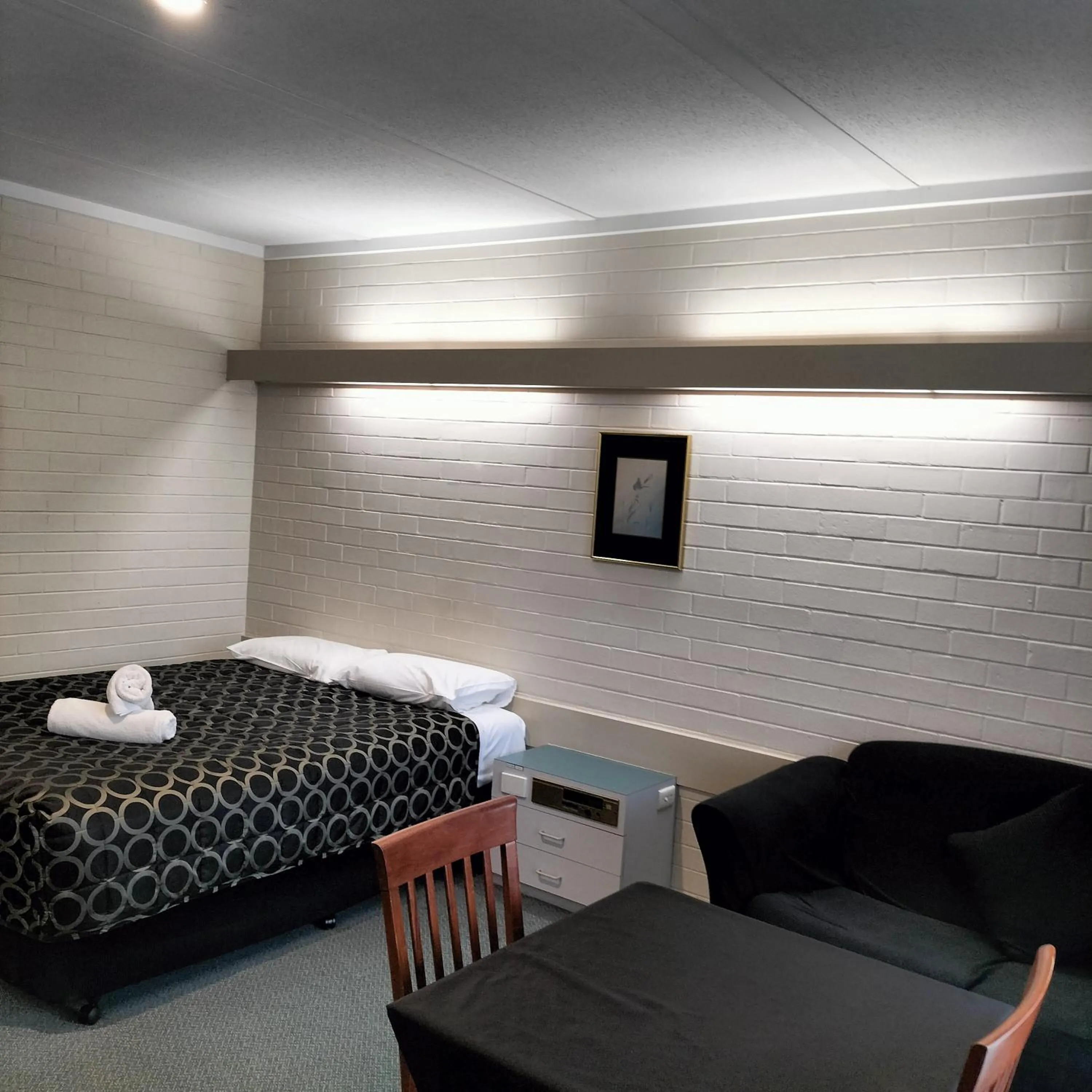 Bedroom, Bed in Wangaratta Motor Inn