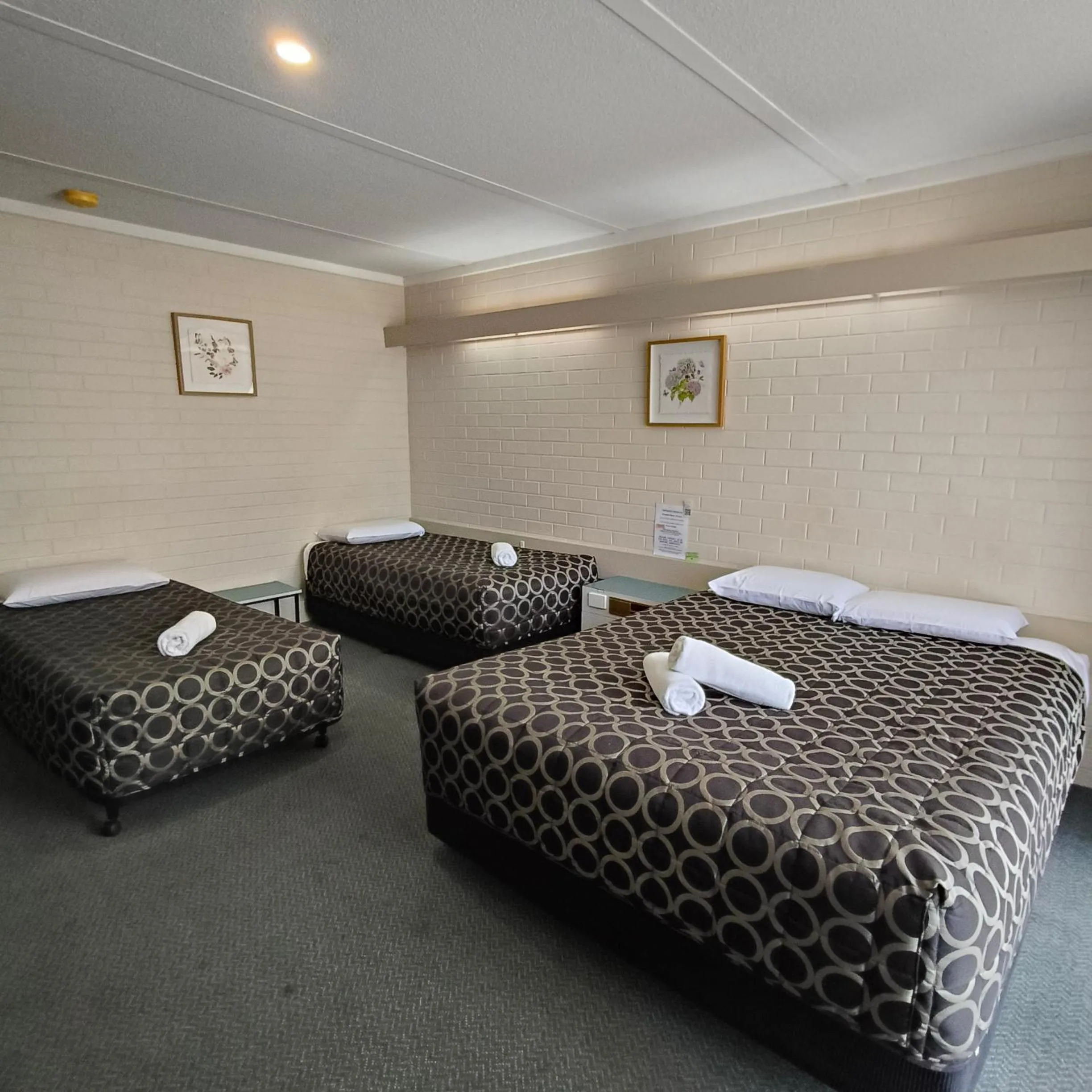 Bed in Wangaratta Motor Inn