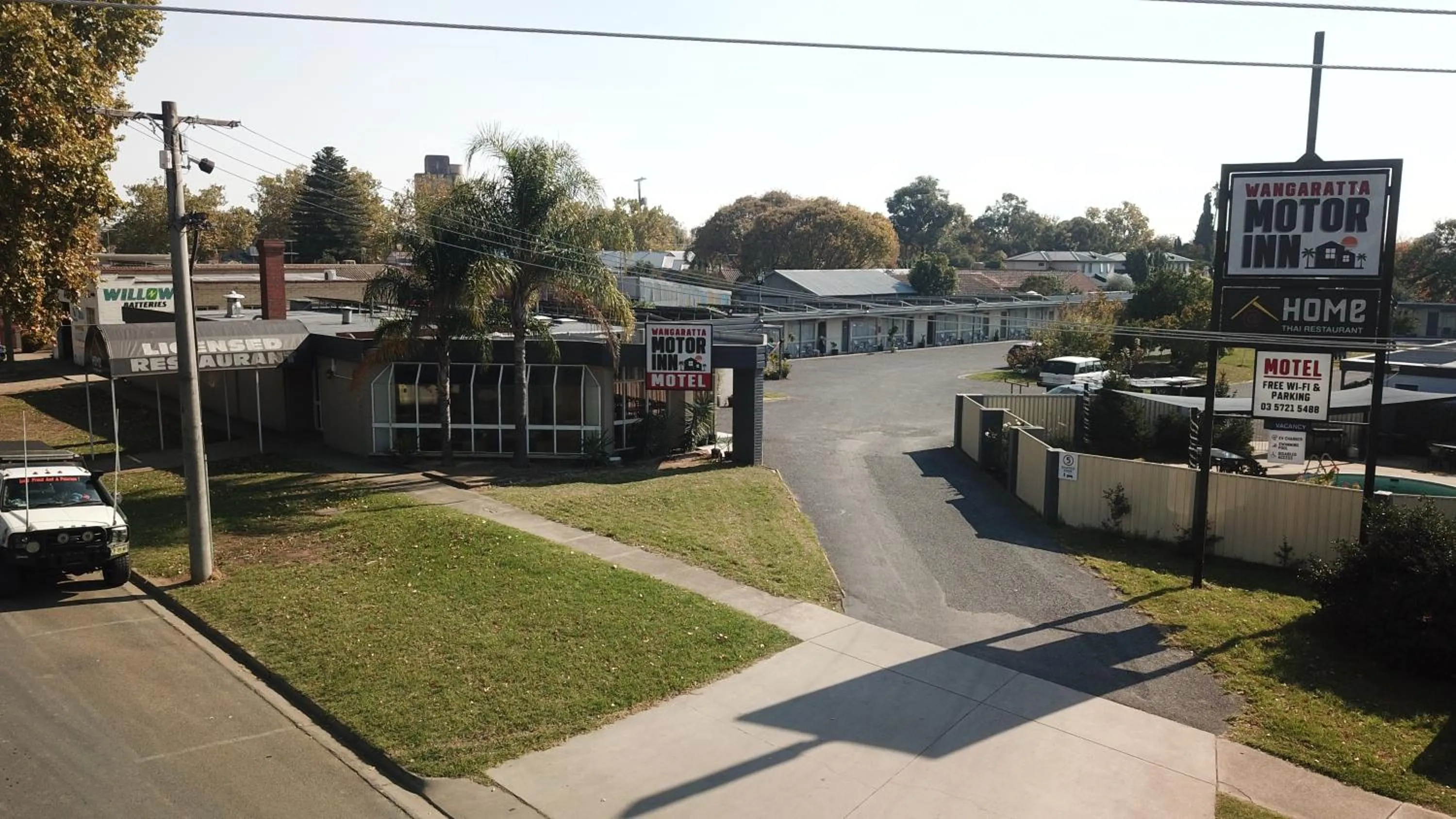Location in Wangaratta Motor Inn