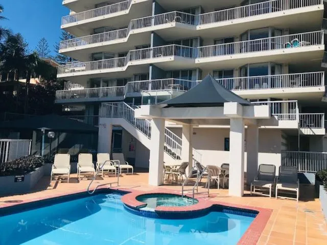 BBQ facilities in Rainbow Bay Resort Holiday Apartments