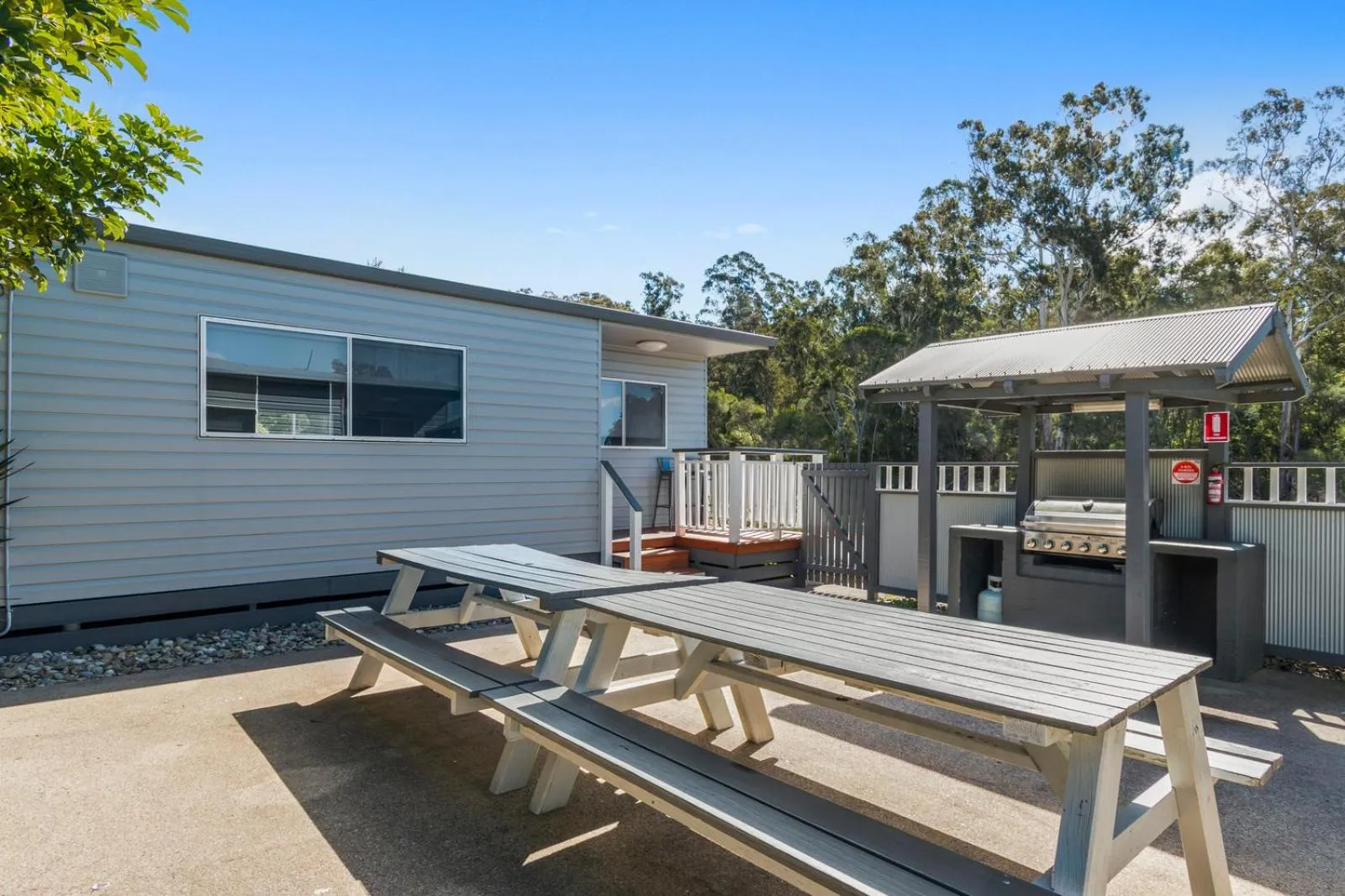 BBQ facilities in Ingenia Holidays Eden Beachfront