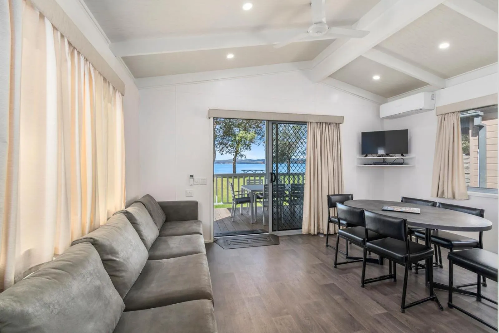 Living room in Ingenia Holidays Eden Beachfront