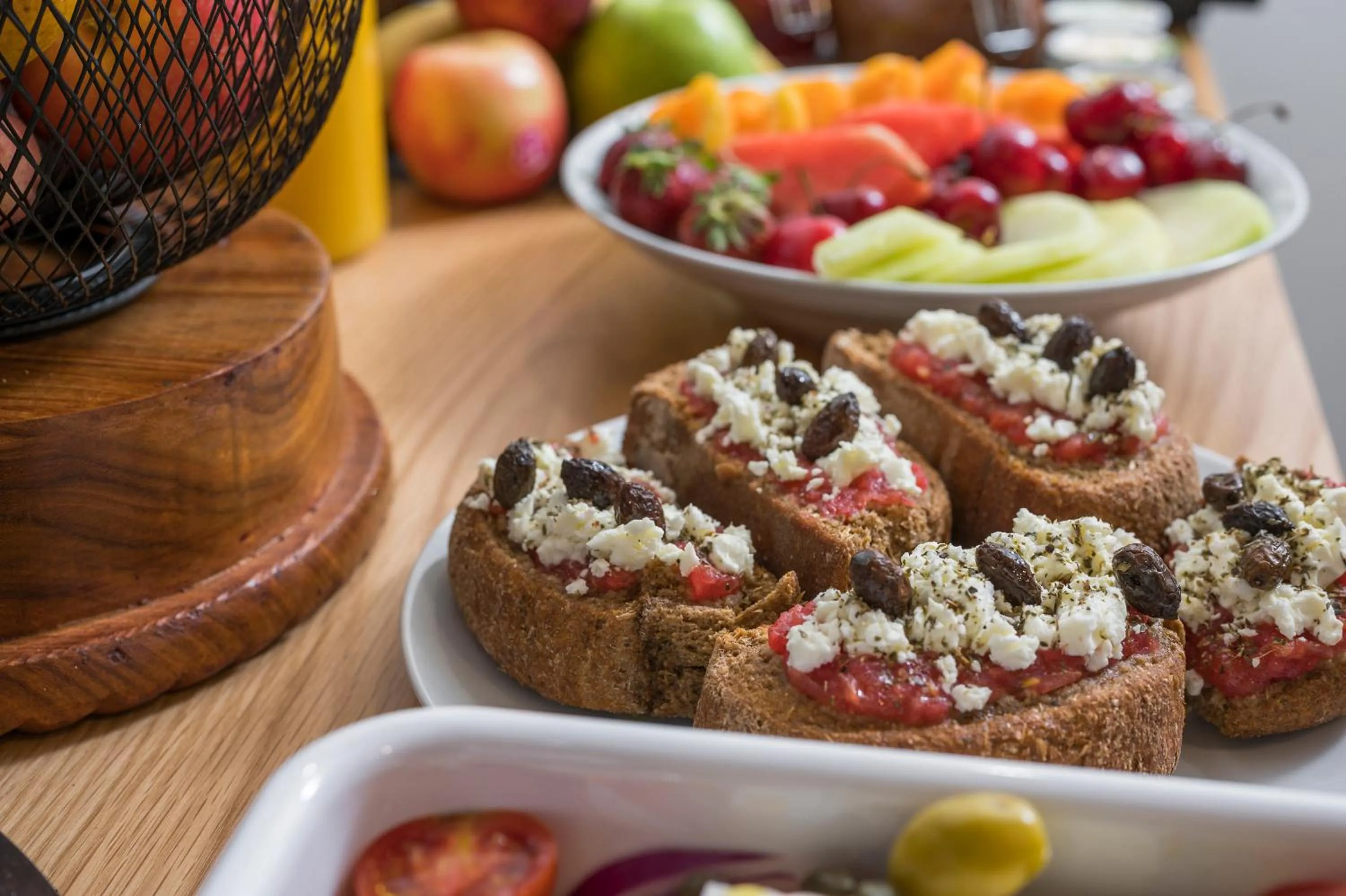 Buffet breakfast in Casa D'Irene Deluxe Hotel