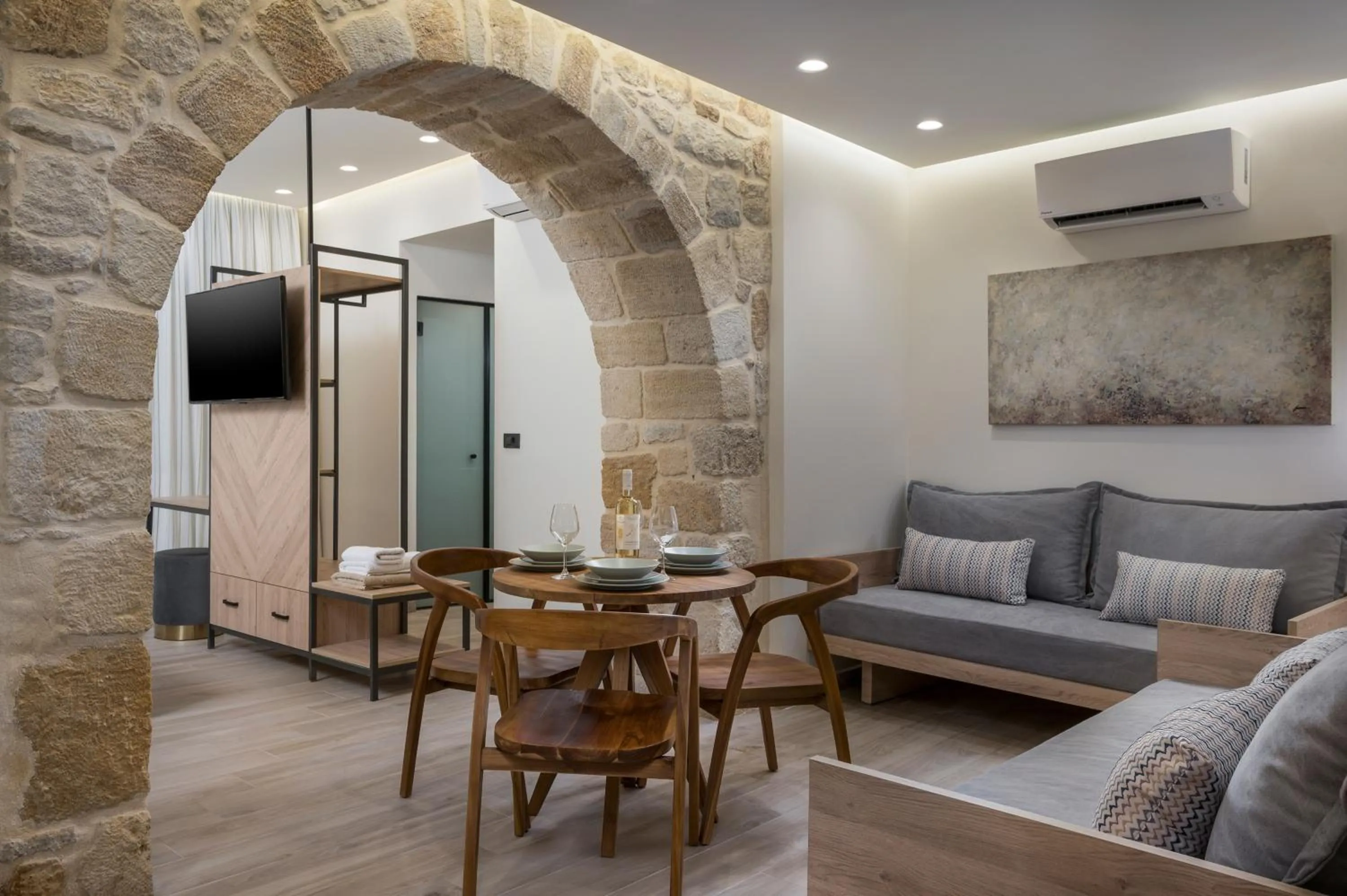 Seating area in Casa D'Irene Deluxe Hotel