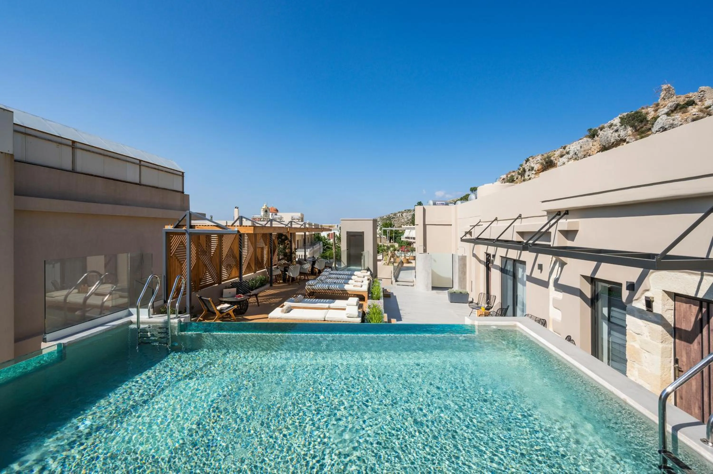 Swimming pool in Casa D'Irene Deluxe Hotel