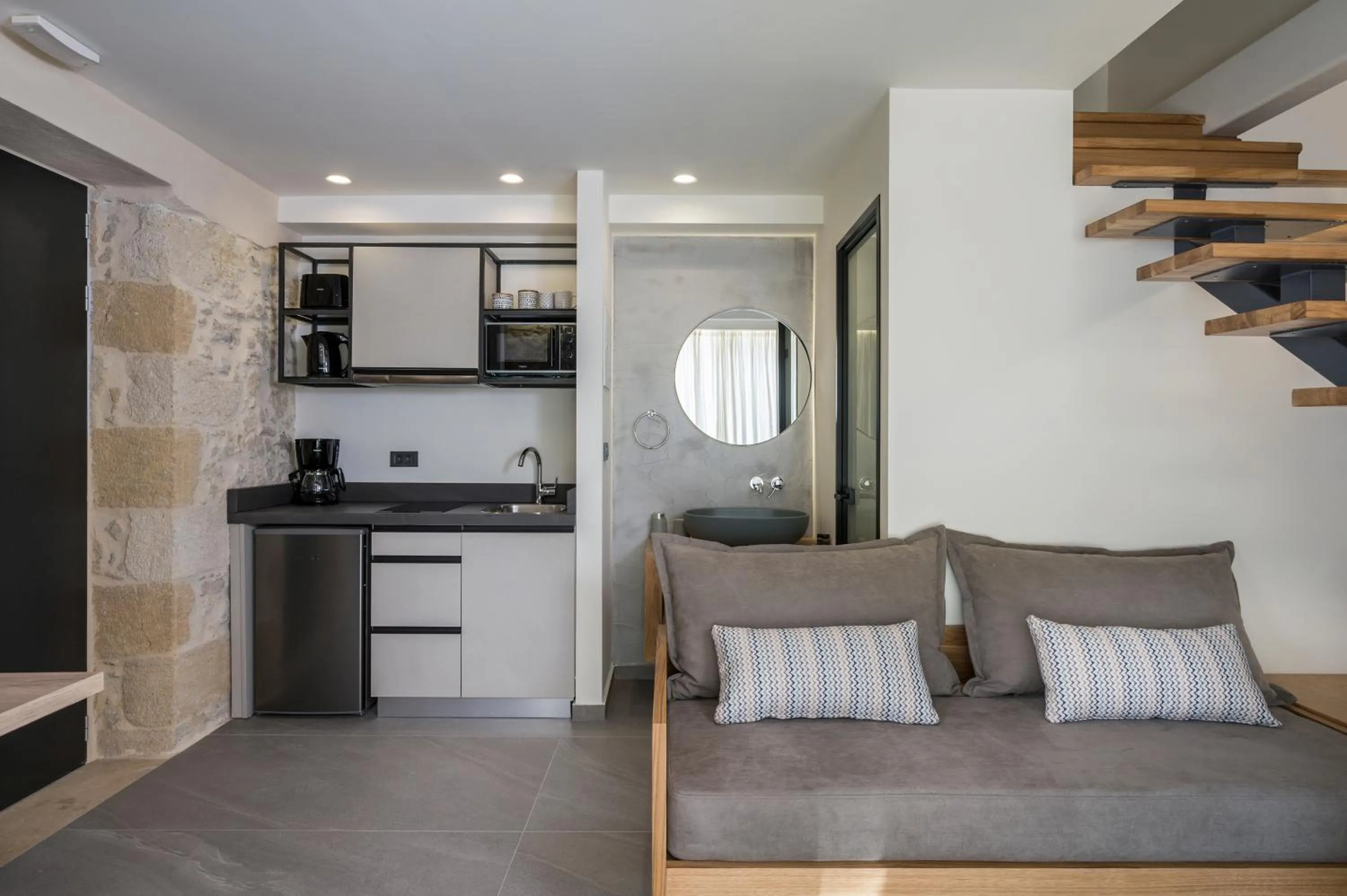 Seating area in Casa D'Irene Deluxe Hotel