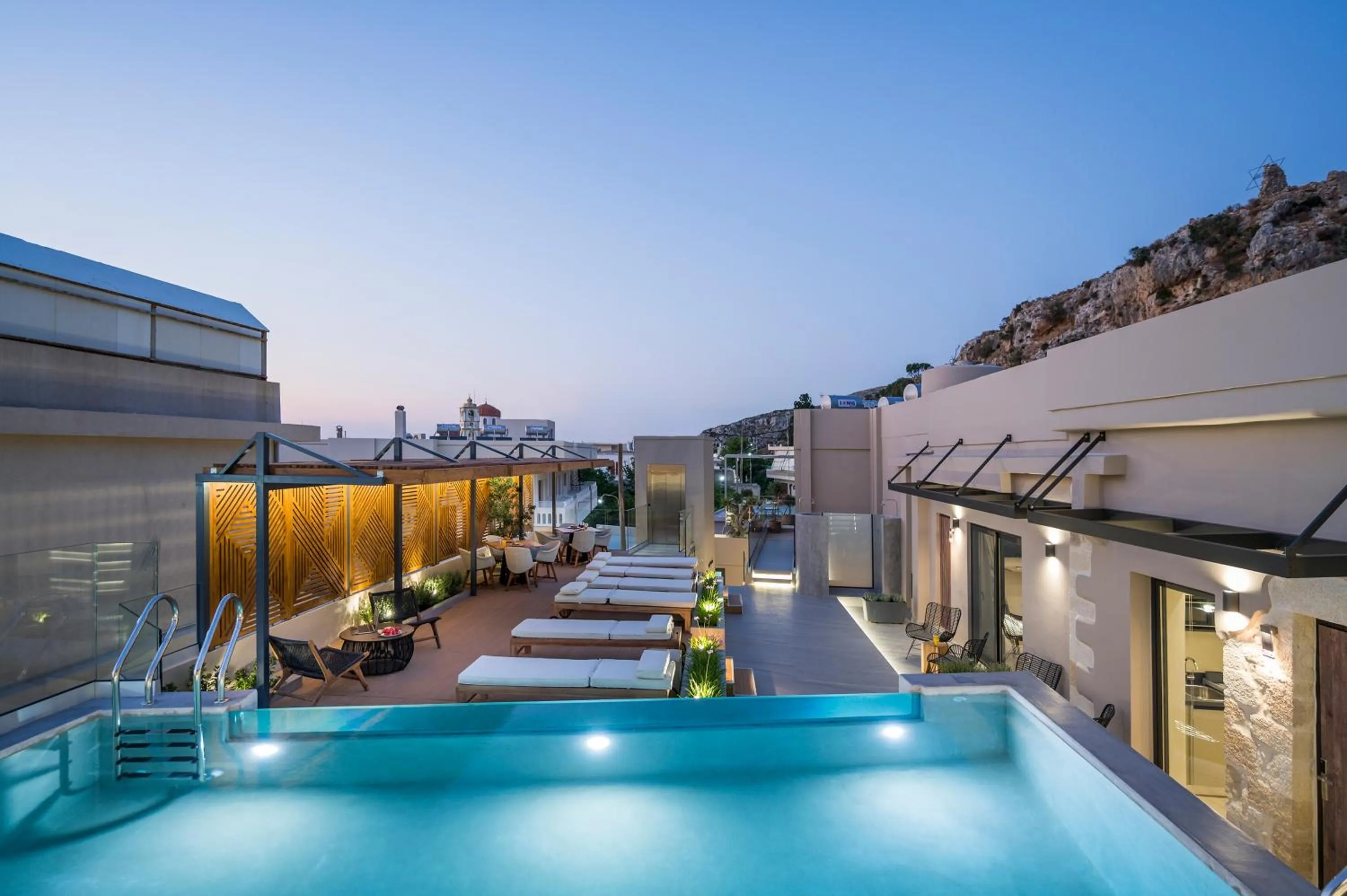 Swimming pool in Casa D'Irene Deluxe Hotel