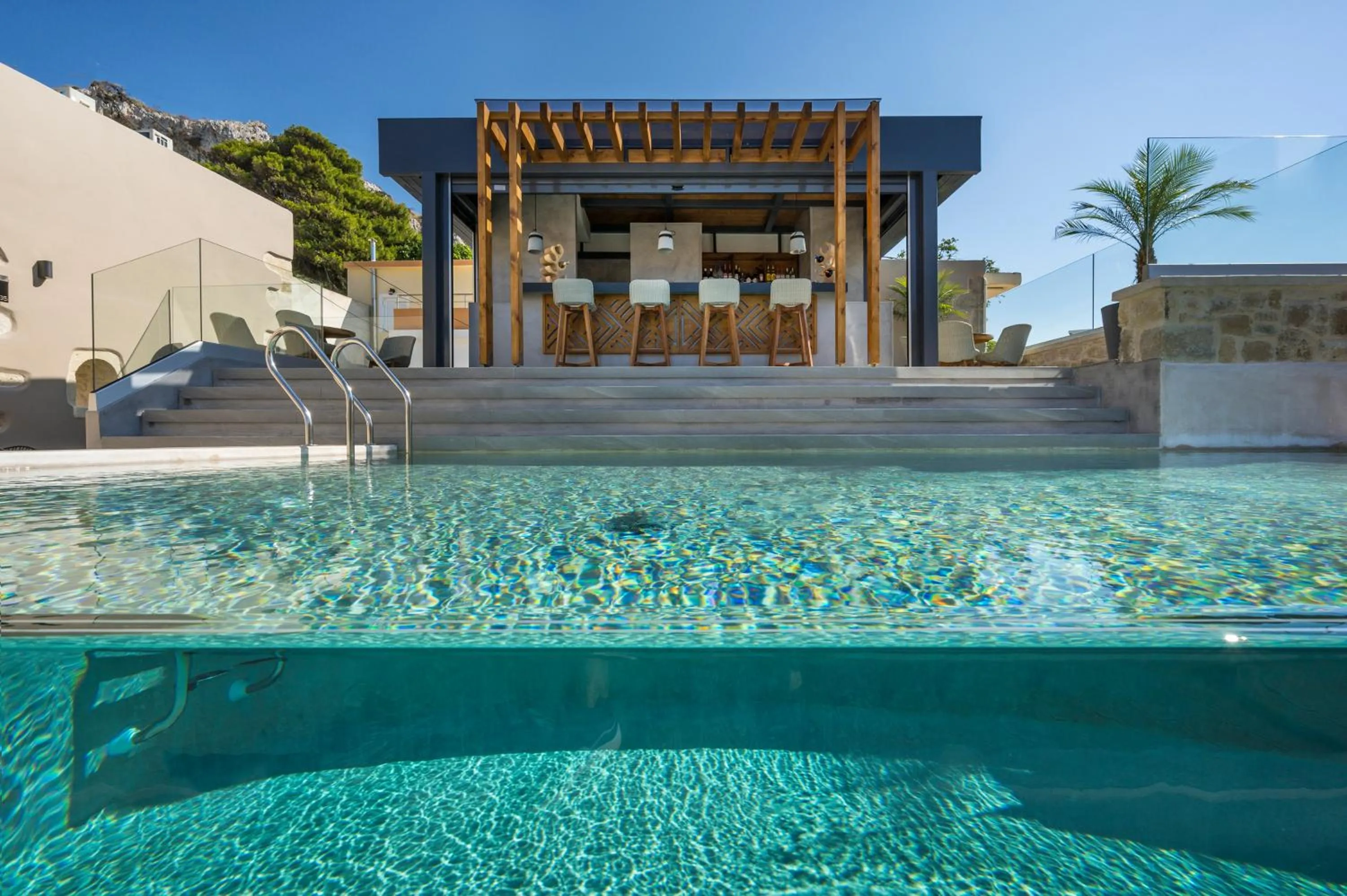 Swimming pool in Casa D'Irene Deluxe Hotel