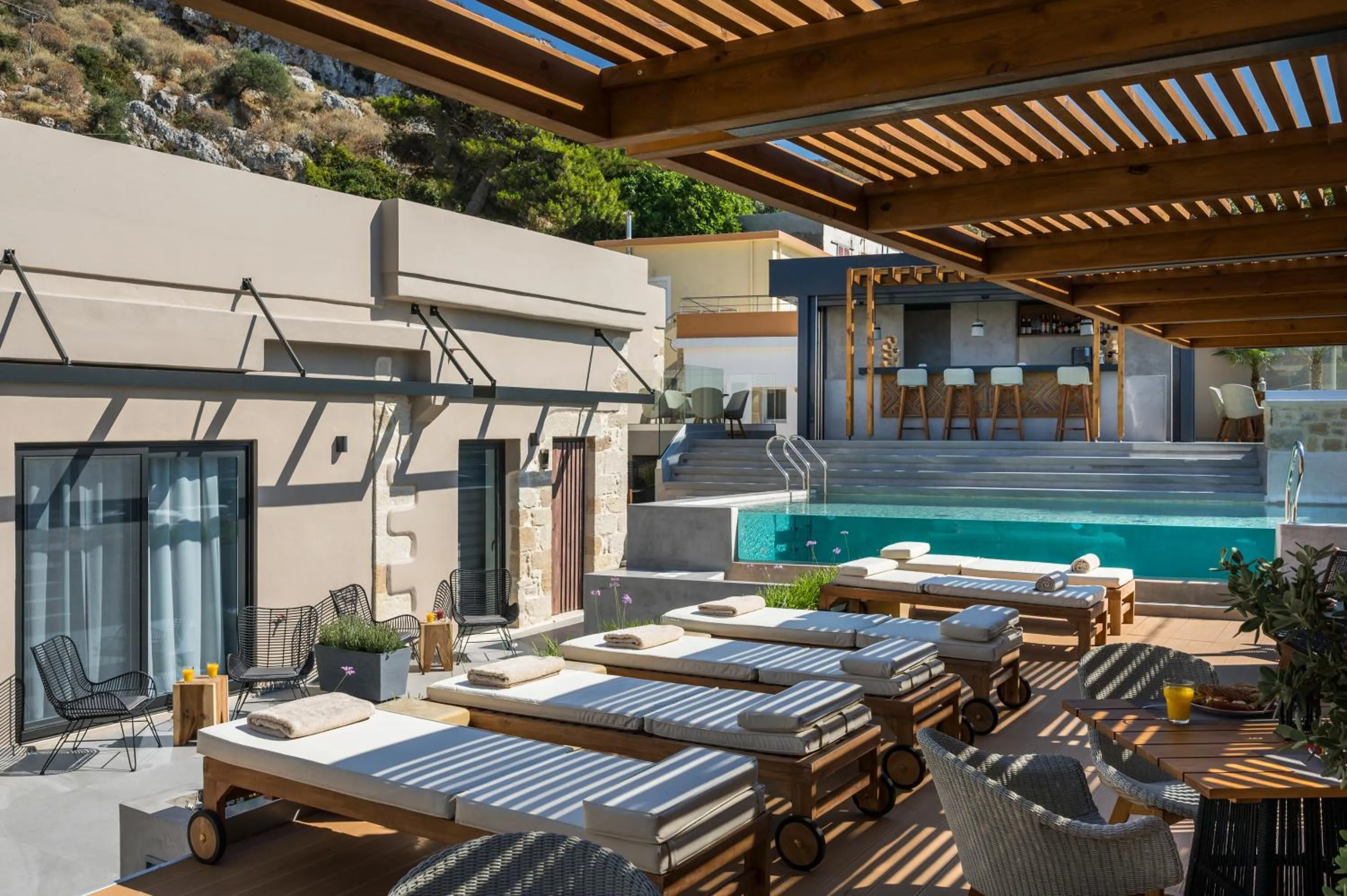 Swimming pool in Casa D'Irene Deluxe Hotel