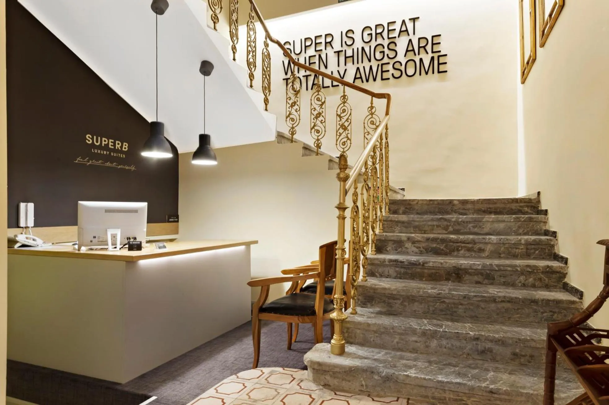 Lobby or reception in SuperB Luxury Suites