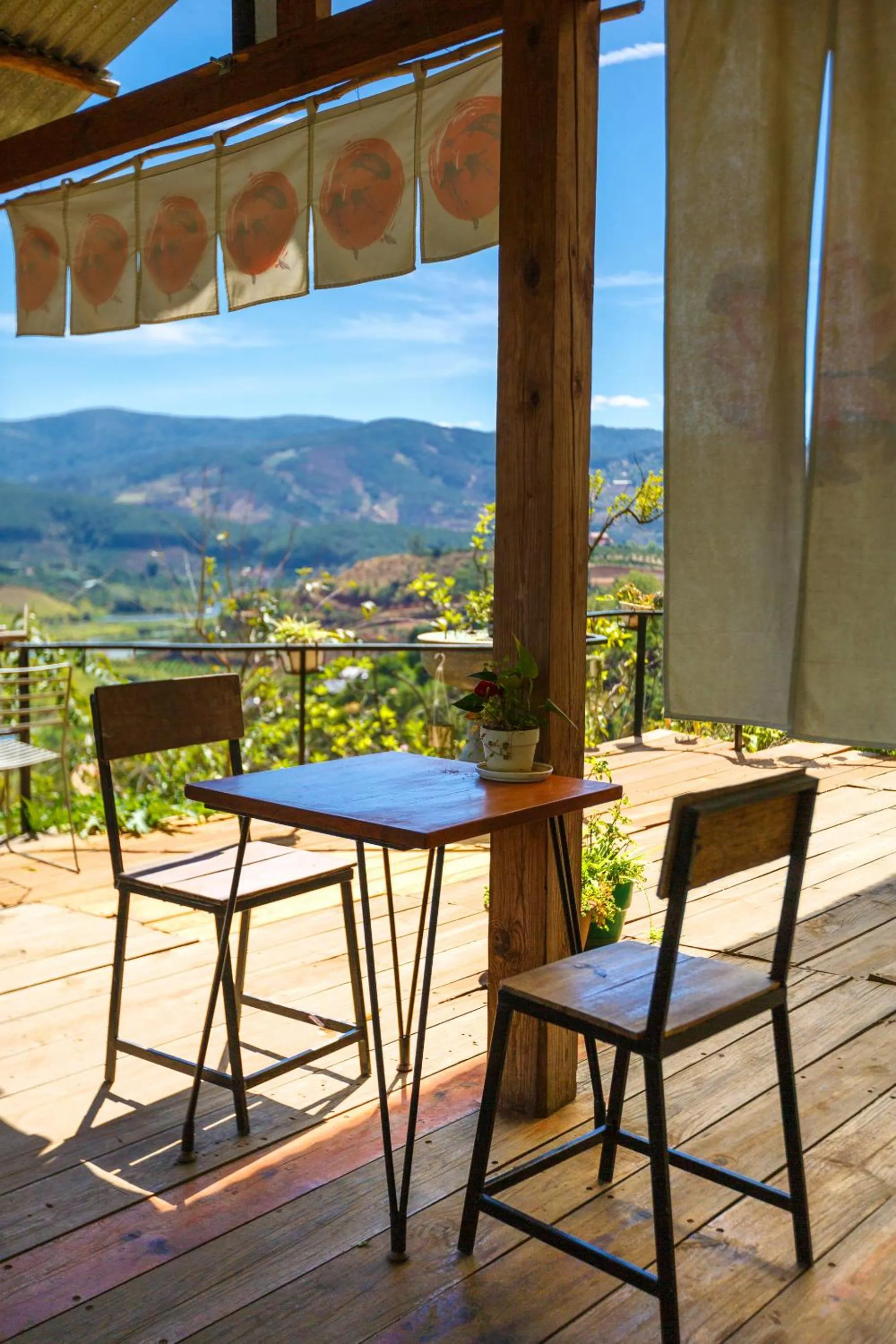 Natural landscape in Midori Heritage Coffee Farm