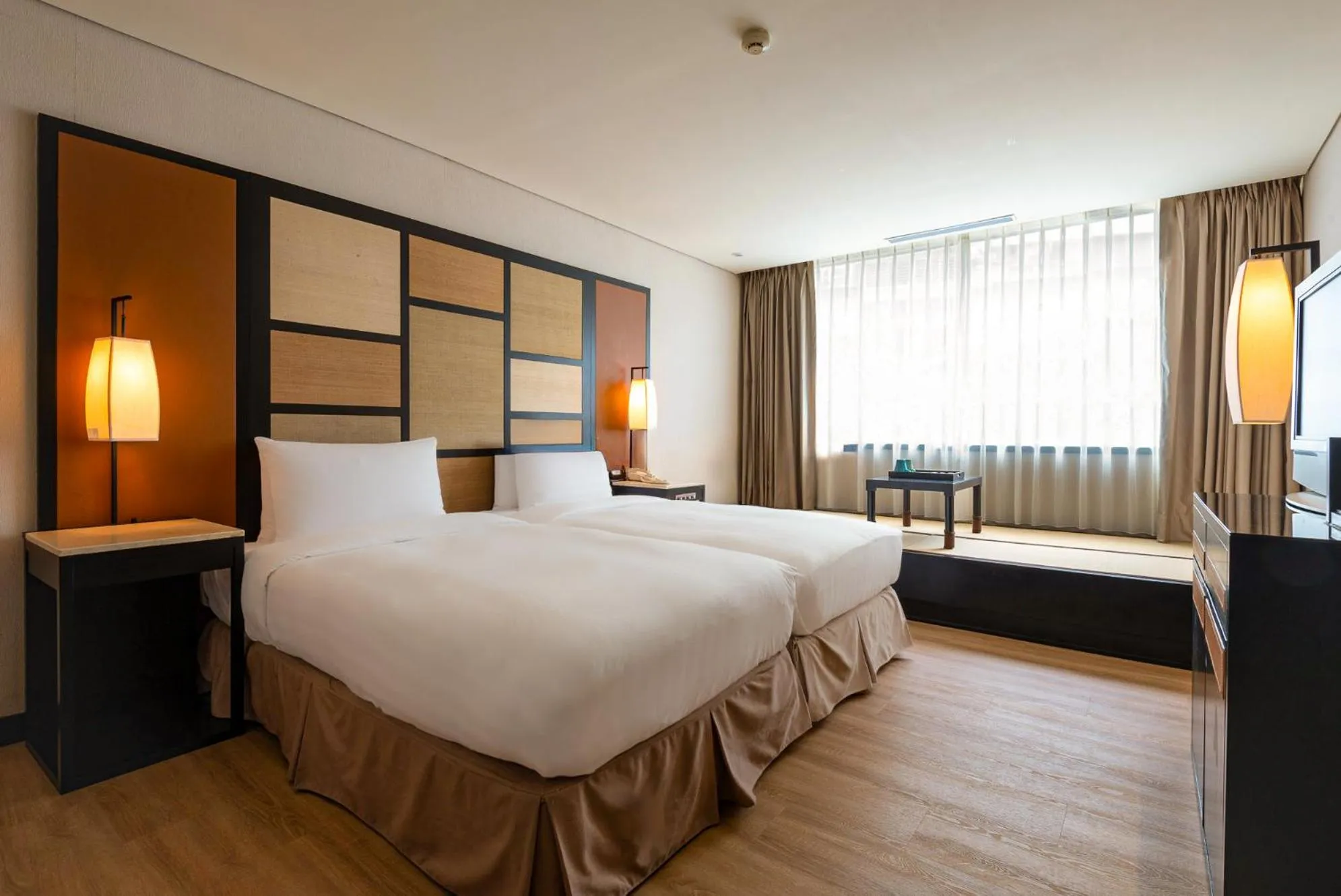 Bed in Beitou Sweet Me Hot Spring Resort