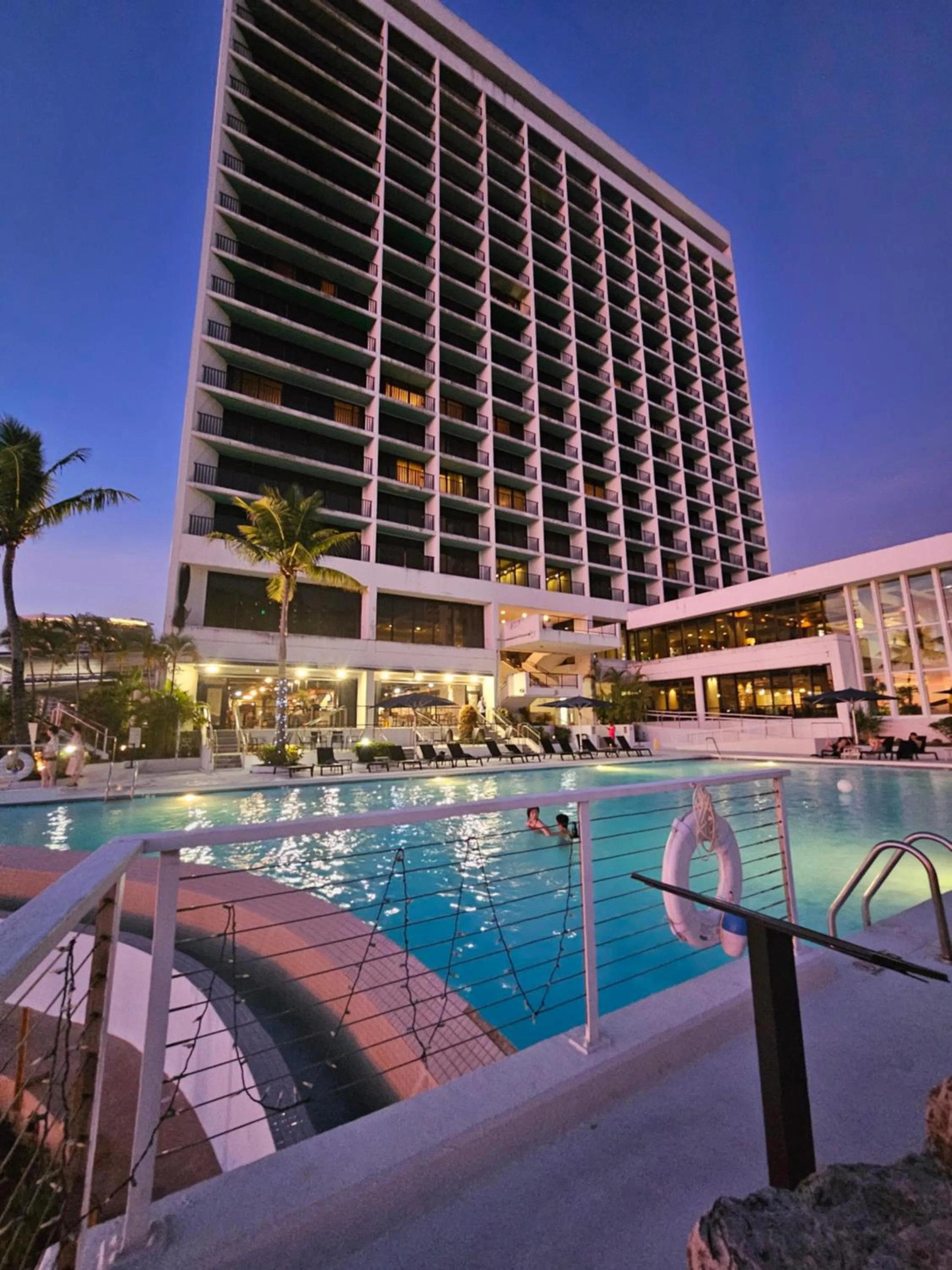 Pool view in Guam Reef Hotel