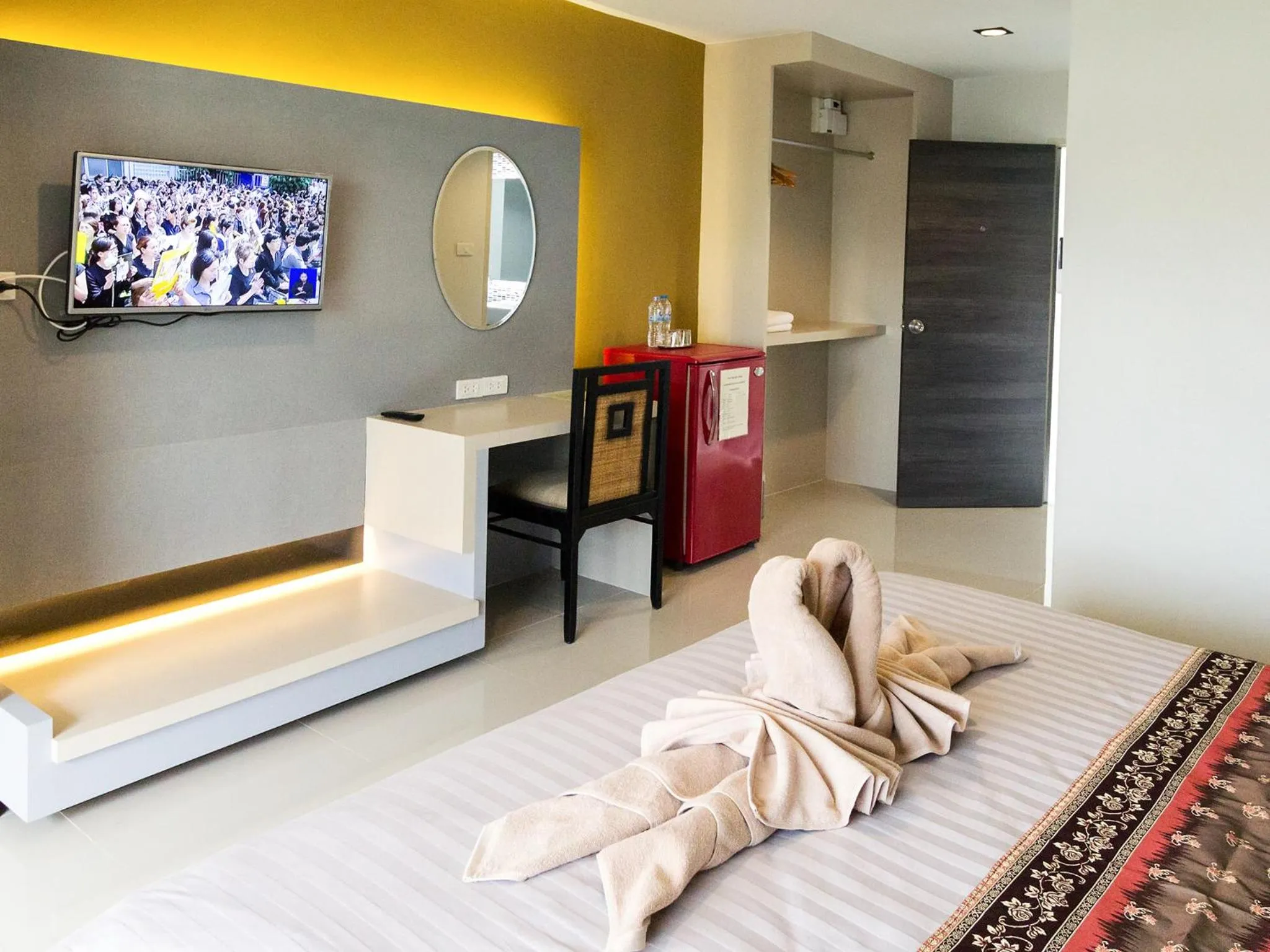 TV and multimedia, Bed in Silom Boutique Hotel Hatyai