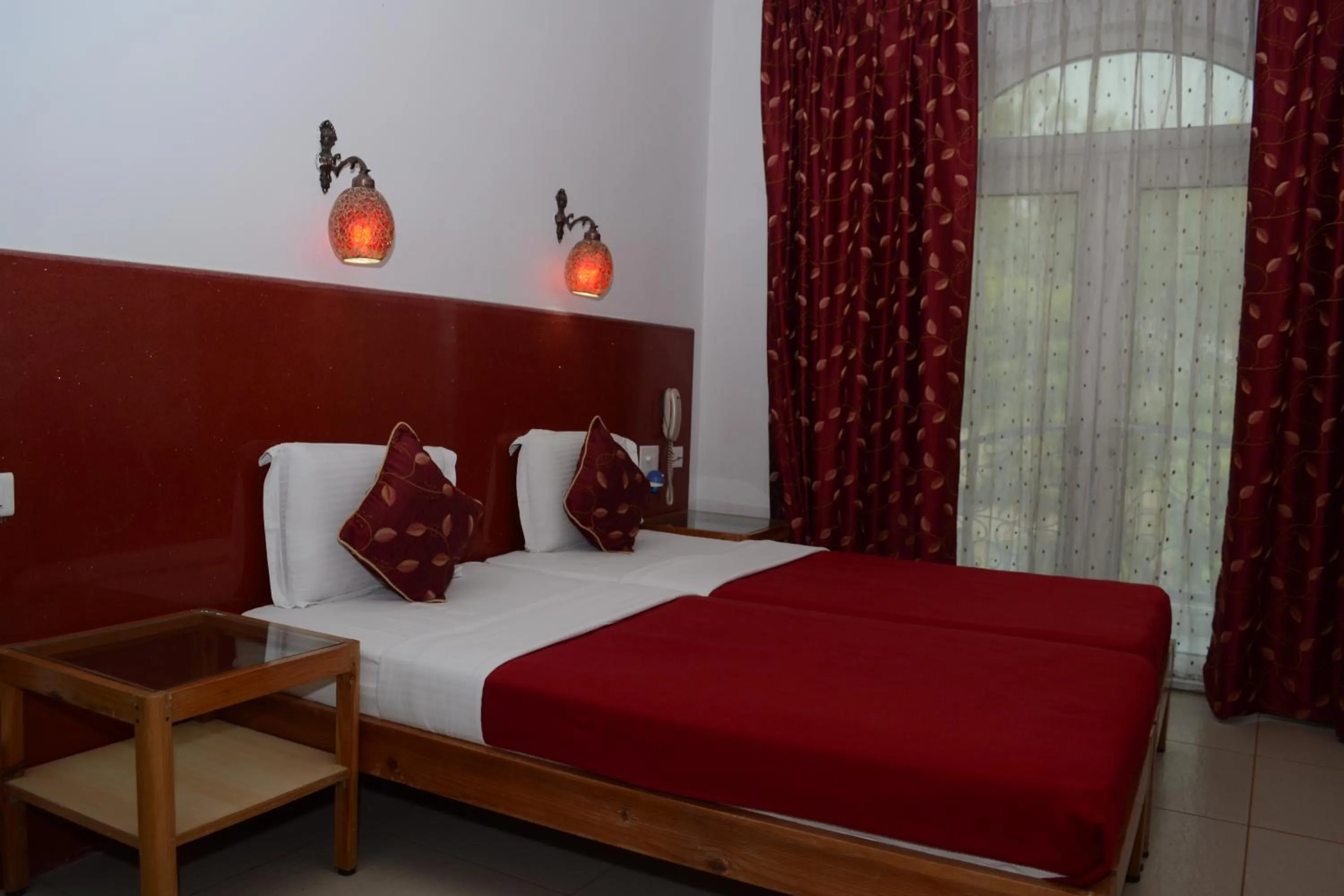 Bedroom, Bed in Ray of Maya