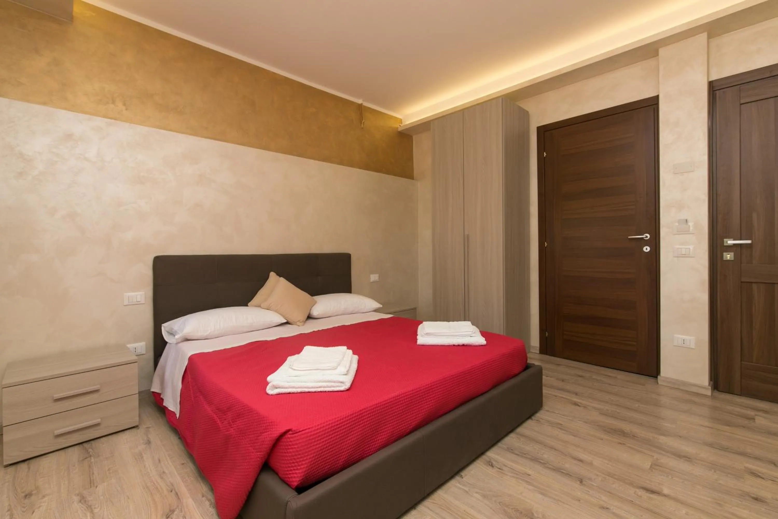 Bed in Red Lion Guest House