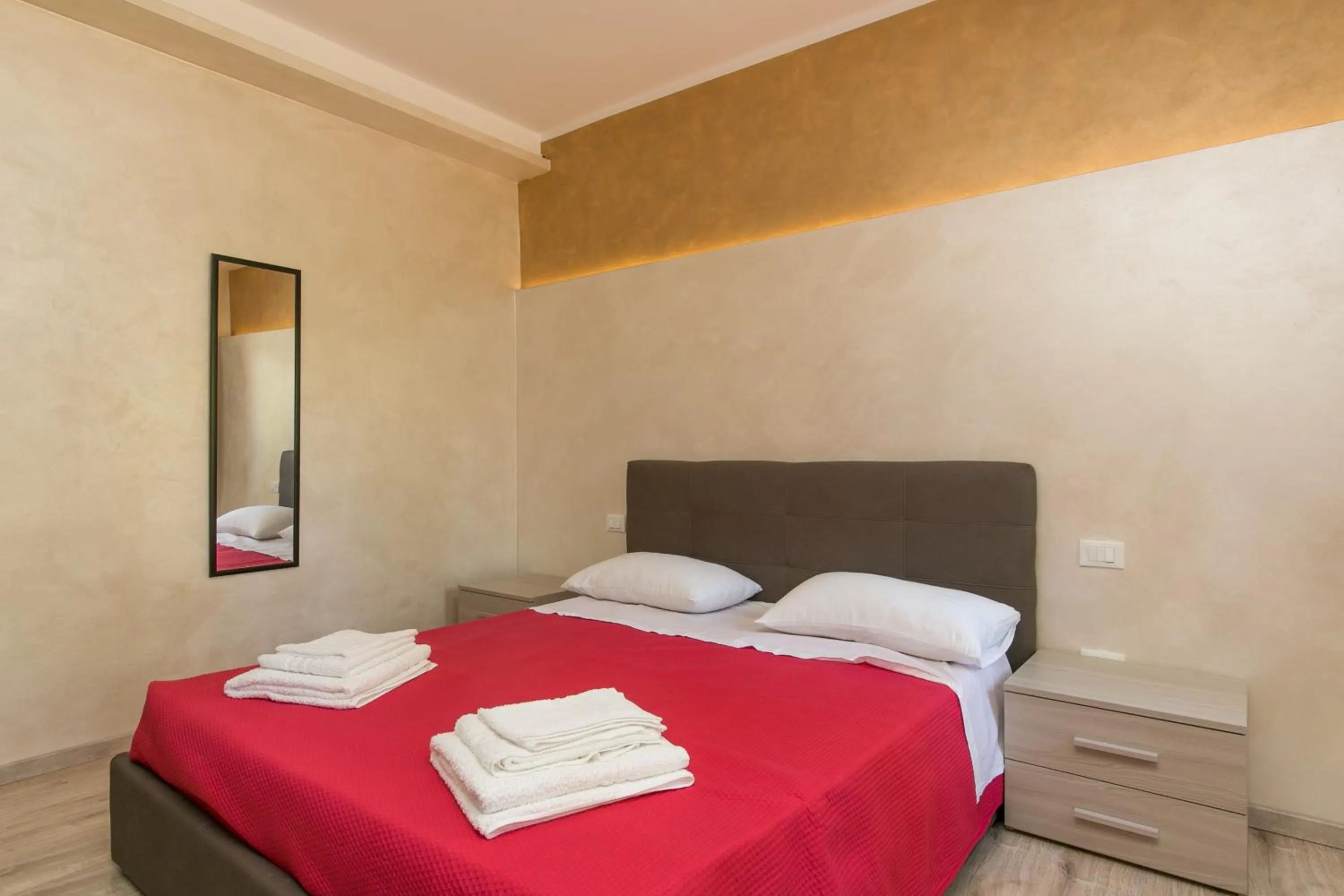 Bed in Red Lion Guest House